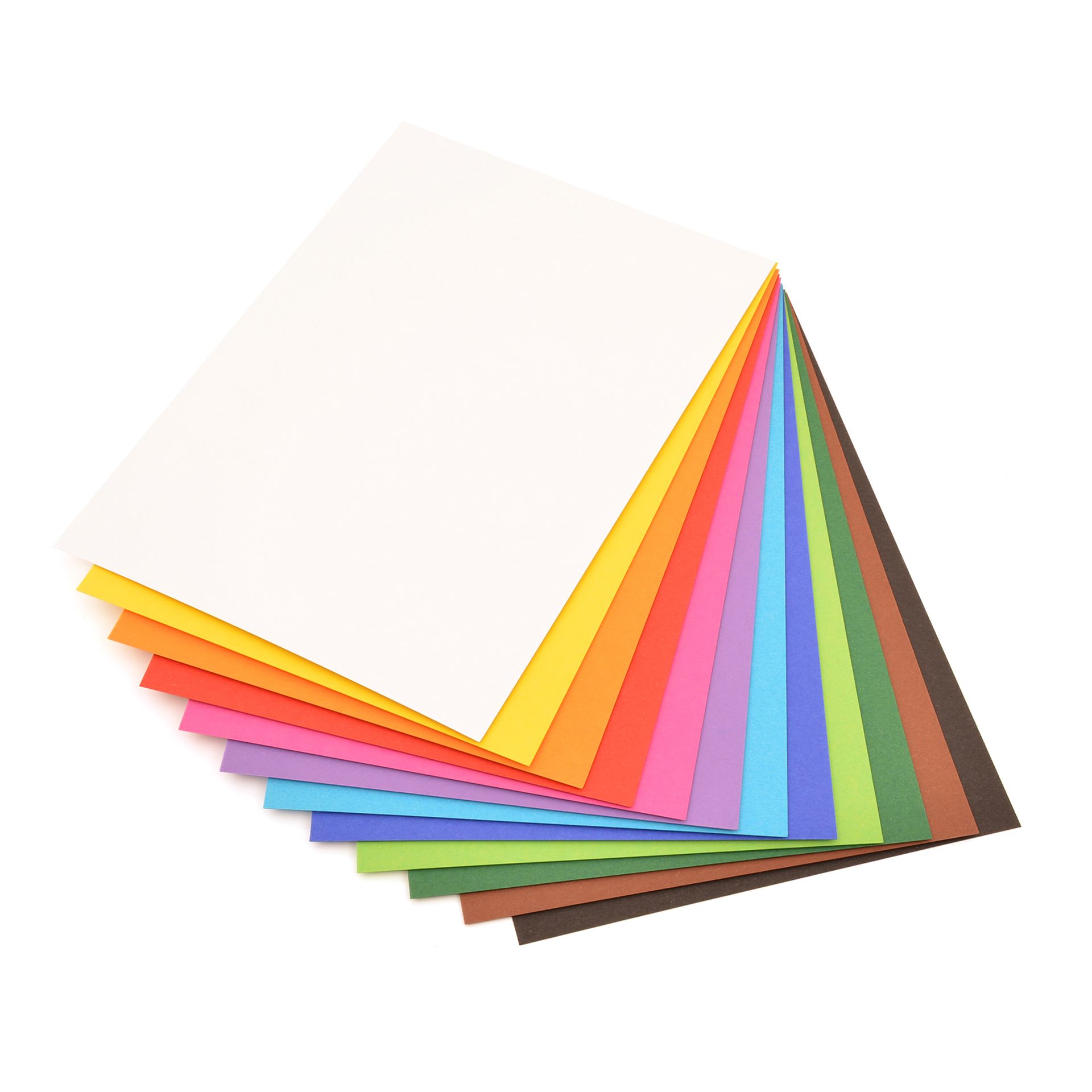 K170 g/m², 50x70cm, 12 Bogen, 12 Farben