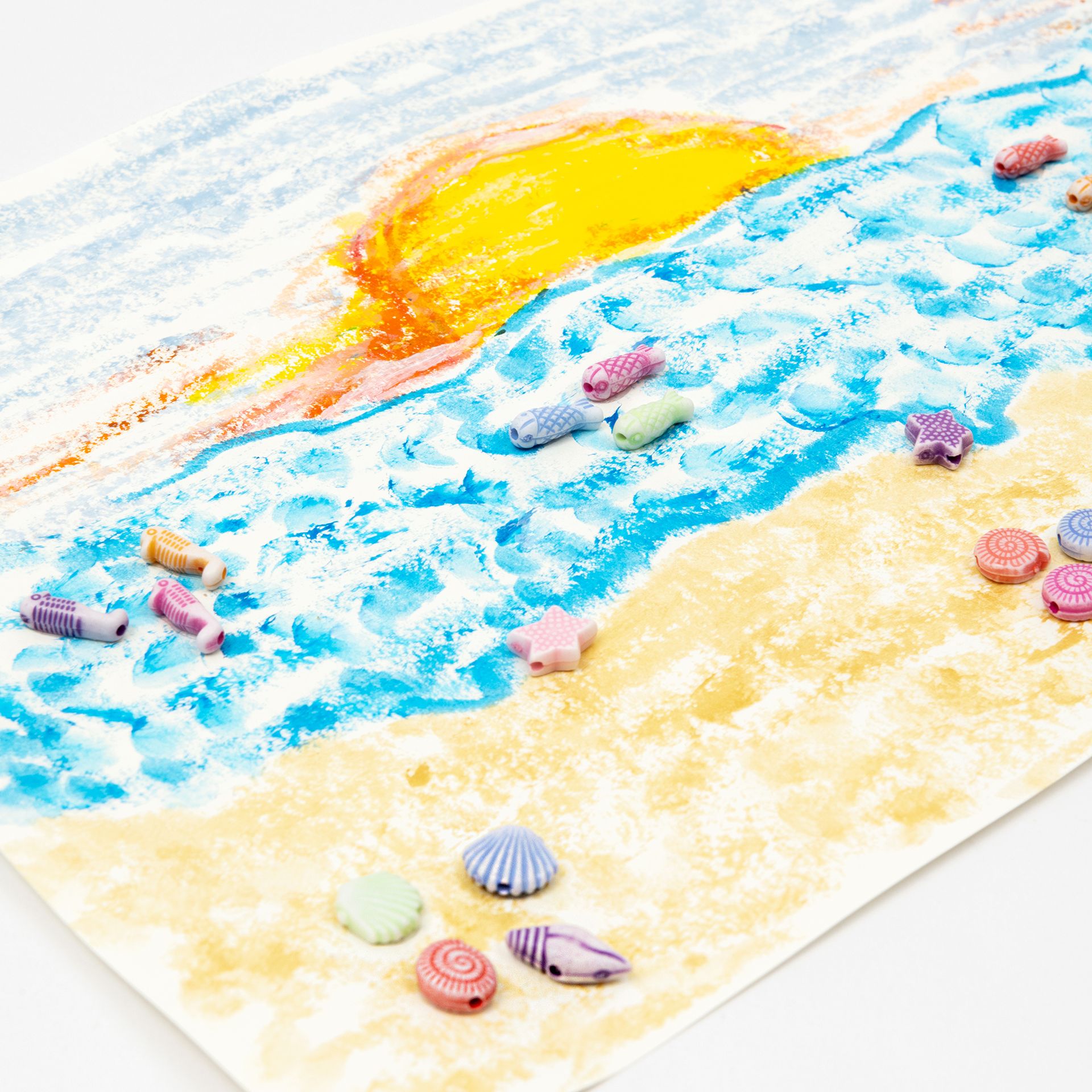 Perlen-Motiv, Muscheln & Meer, 850 Stück