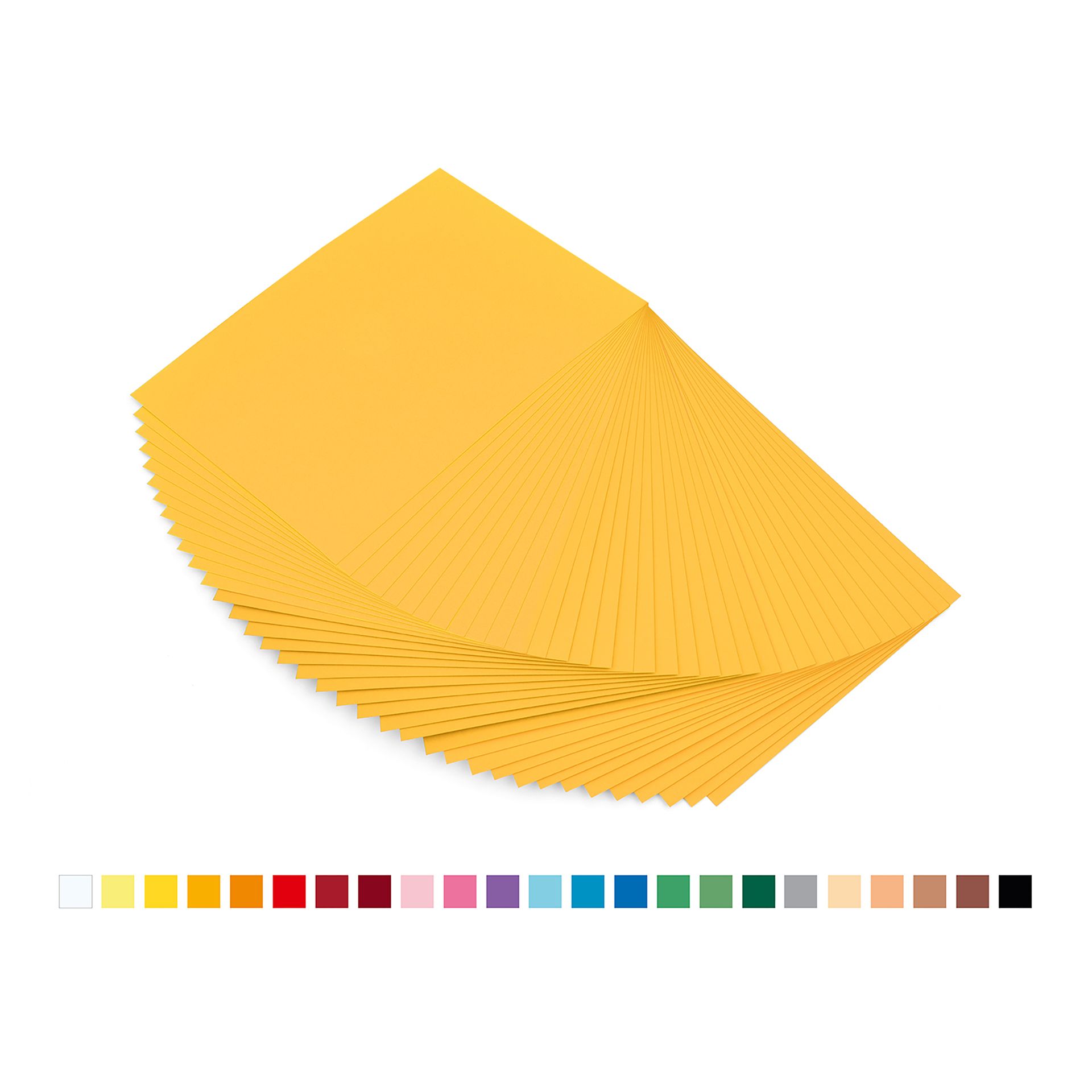 P130 g/m², A4, 36 Blatt, maisgelb