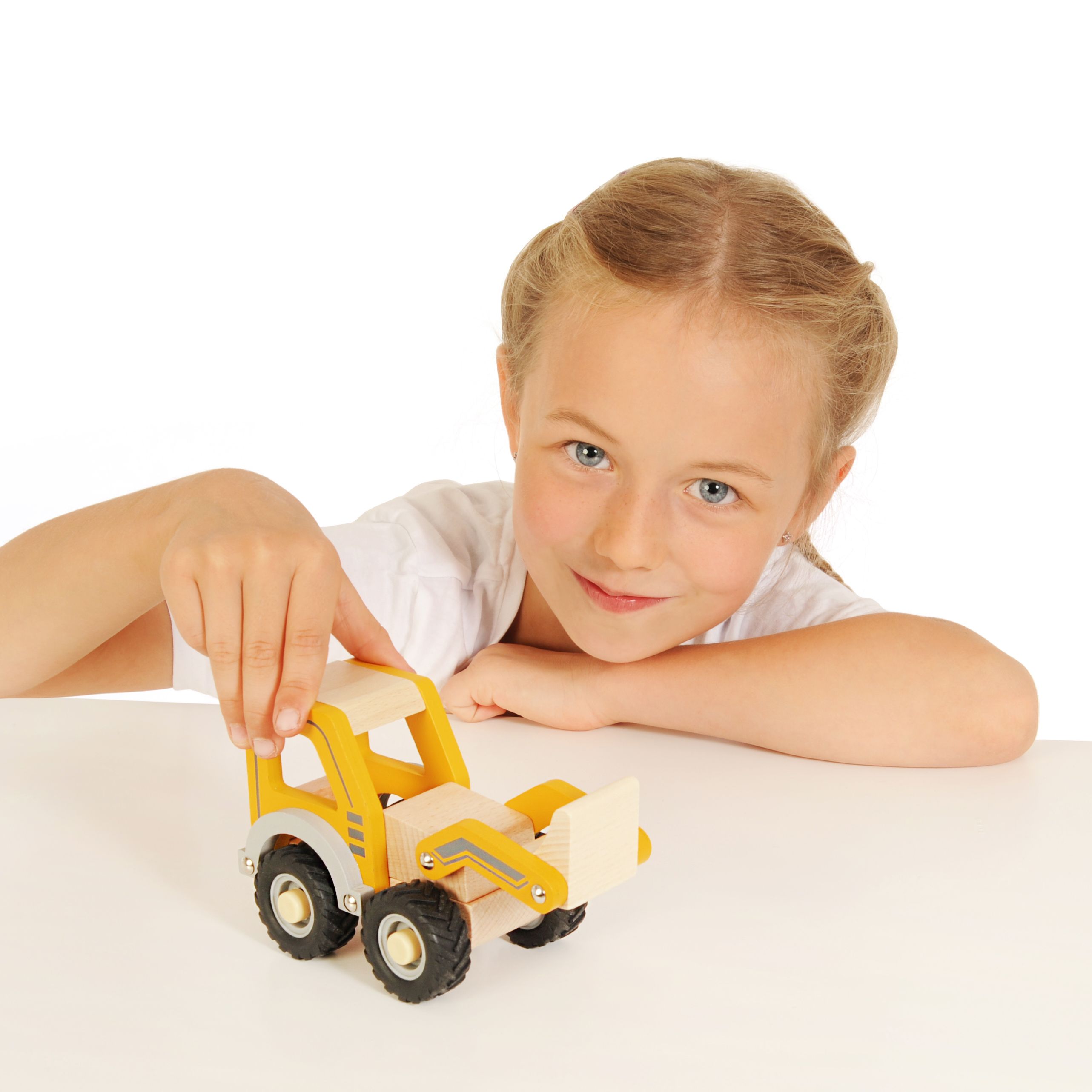 Baufahrzeuge aus Holz, Radlader