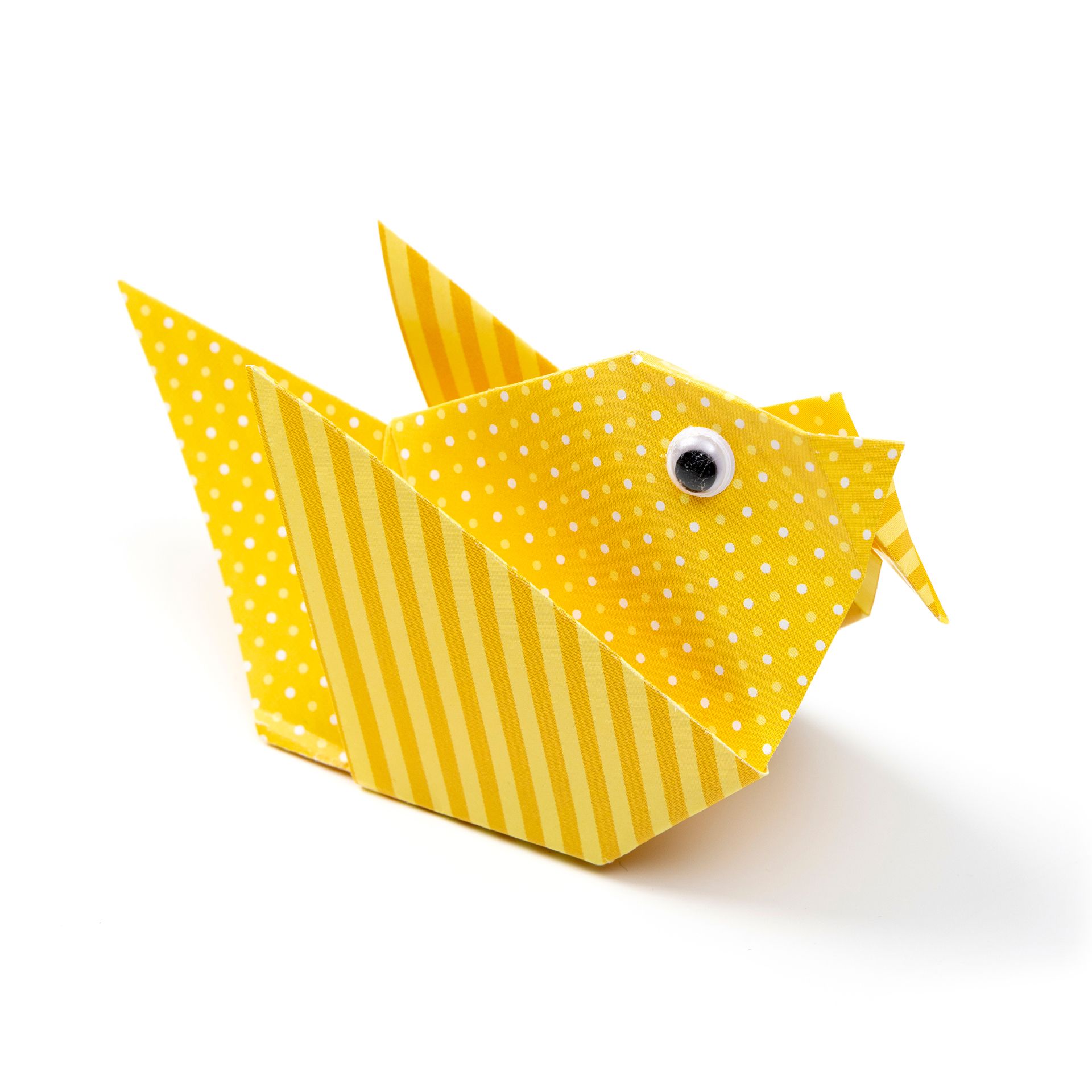 Origami Pünktchen u. Streifen, 20x20cm, 32 Blatt, 4 Far
