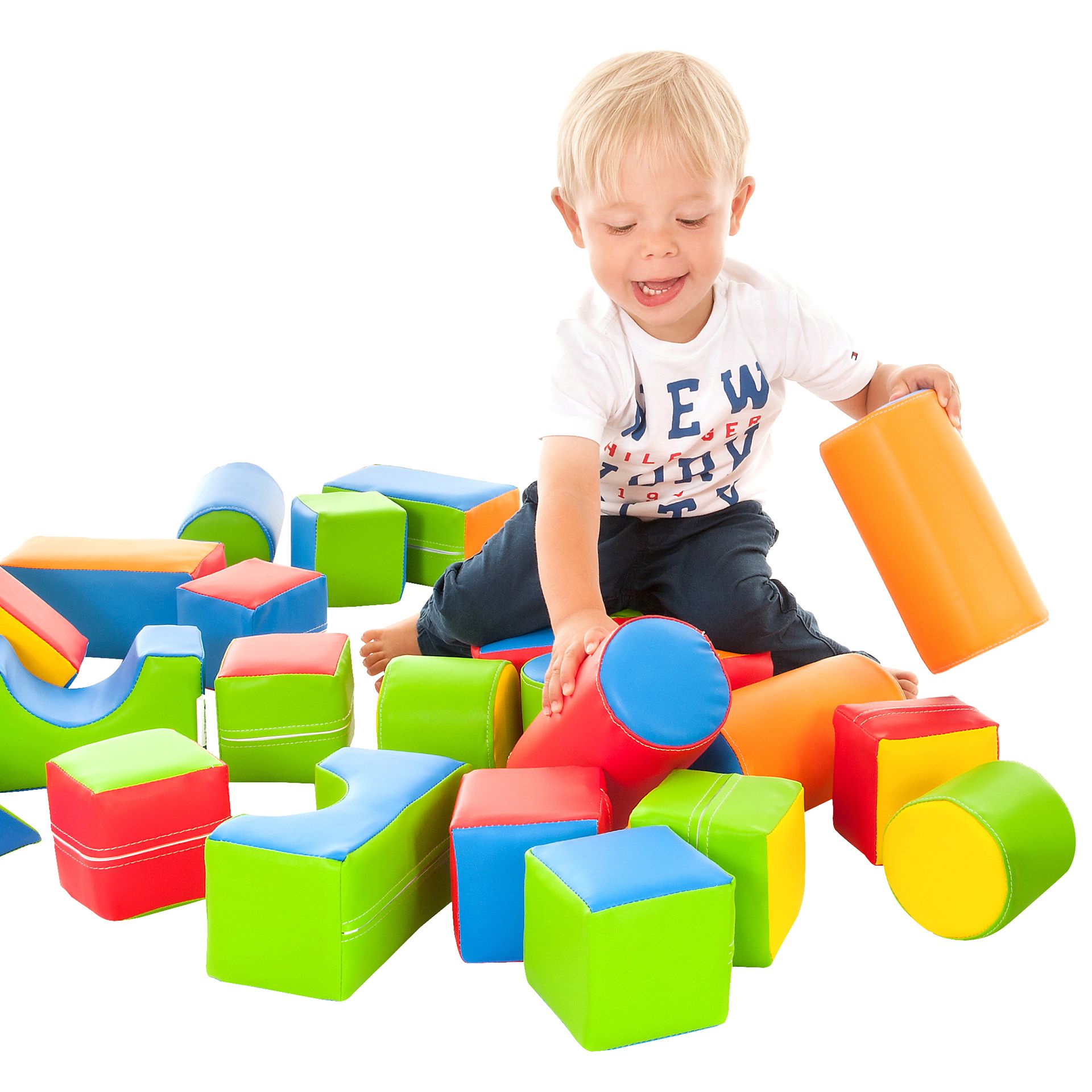 Schaumstoff Bausteine U3, 34er Set