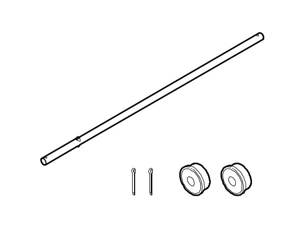 8850527 Achse komplett für 476