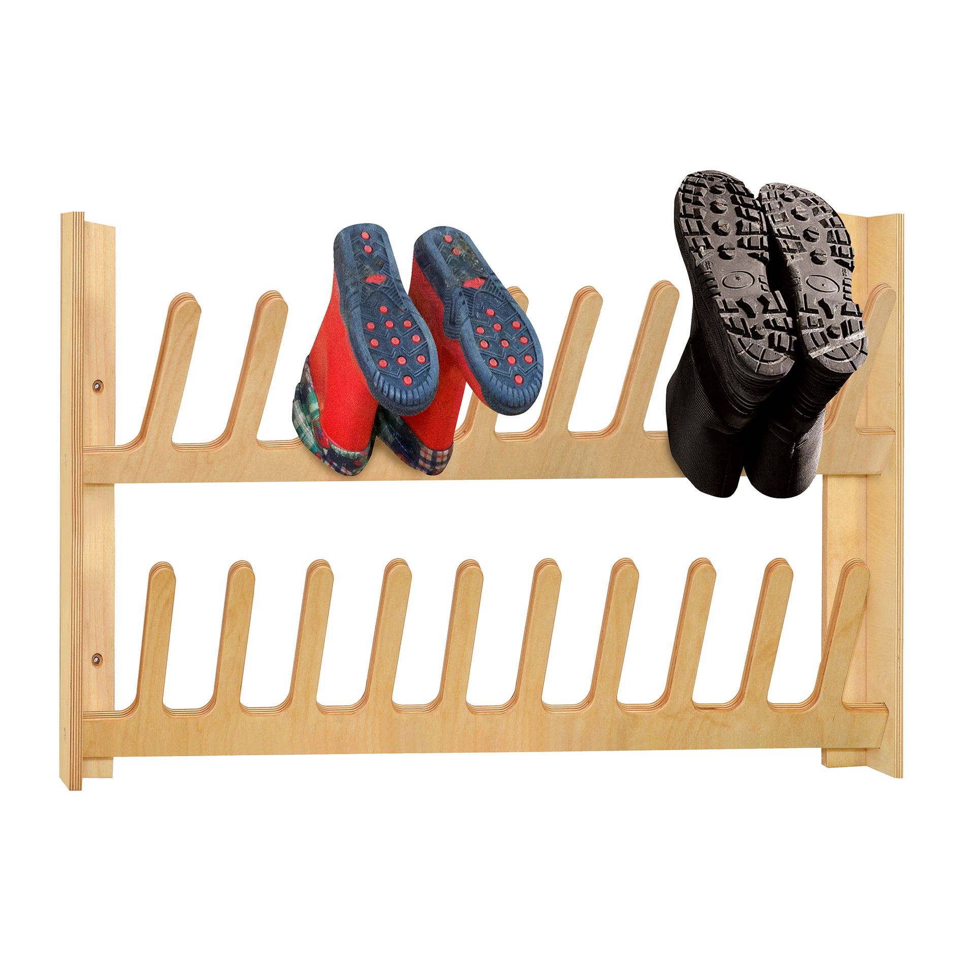 Stiefelhalter Wand, 10 Paar