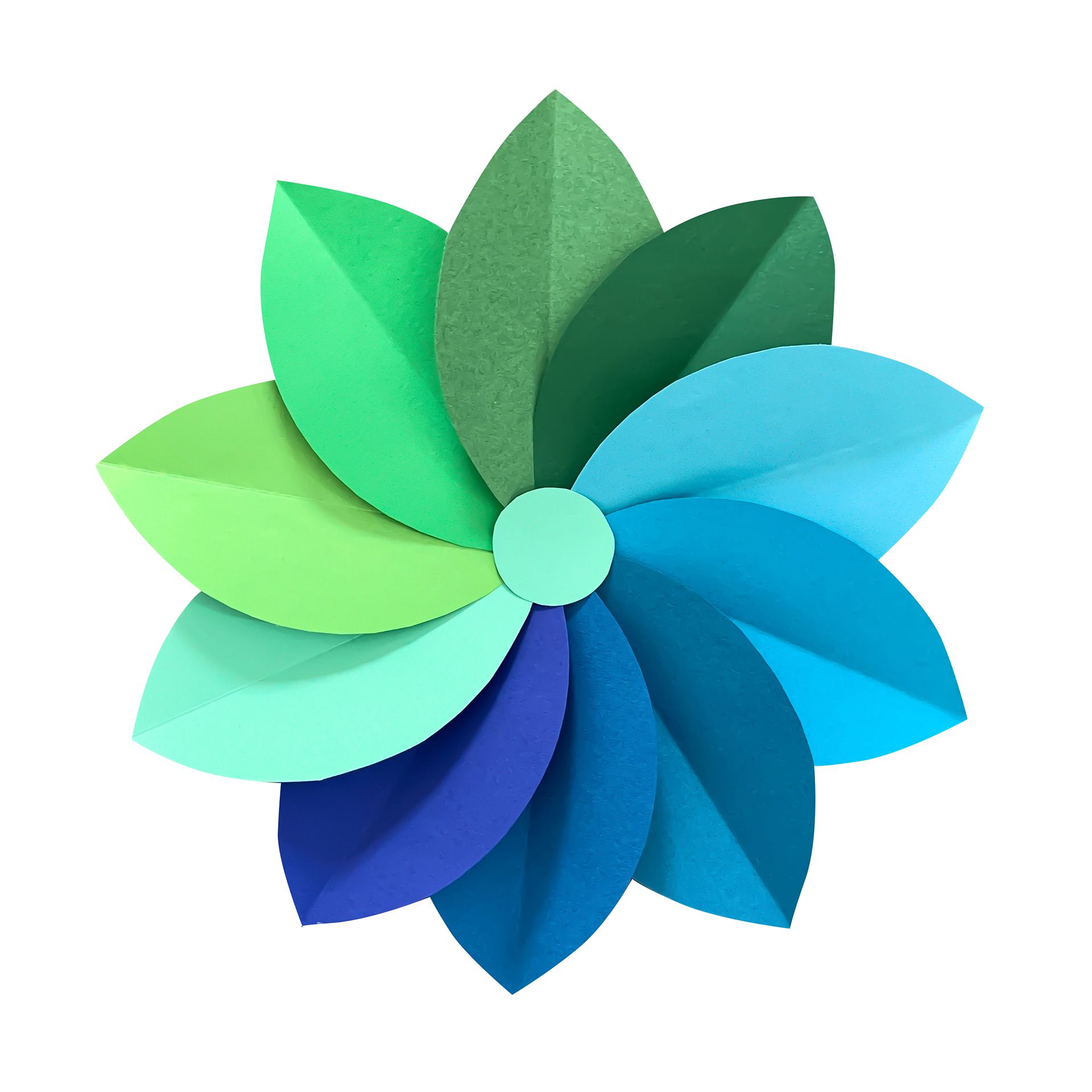 P130 g/m², A4, 40 Blatt, Blau-/Grüntöne