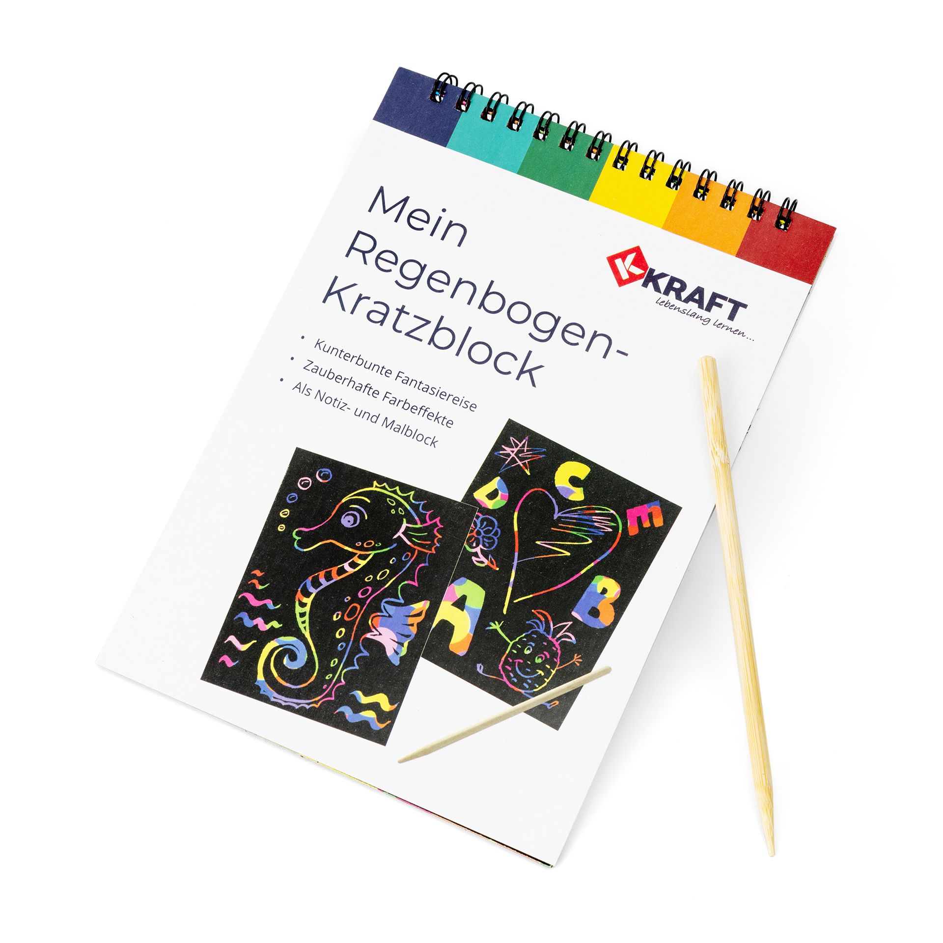 Mein Regenbogen Kratzblock