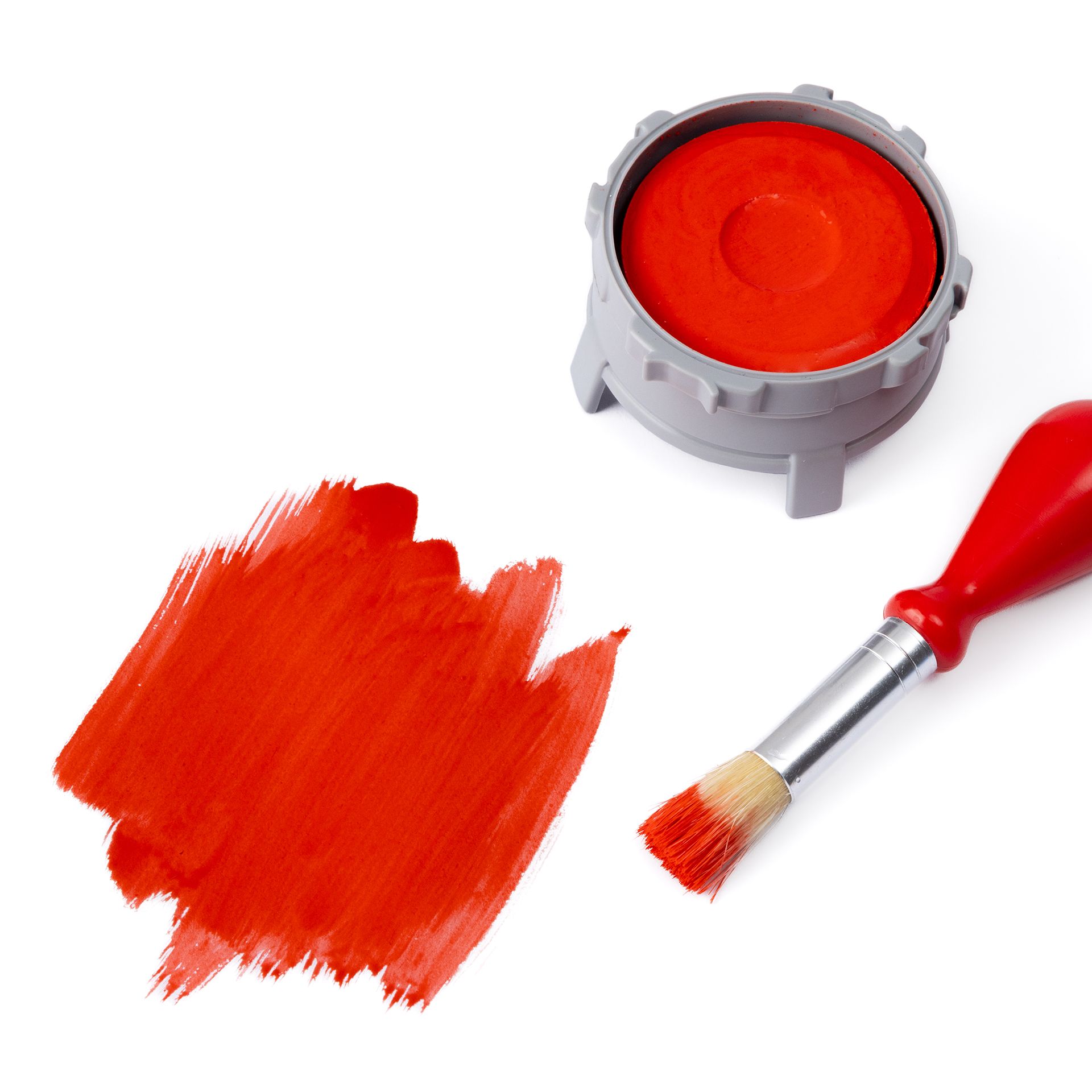 Tempera-Blöcke, 6er Set, rot