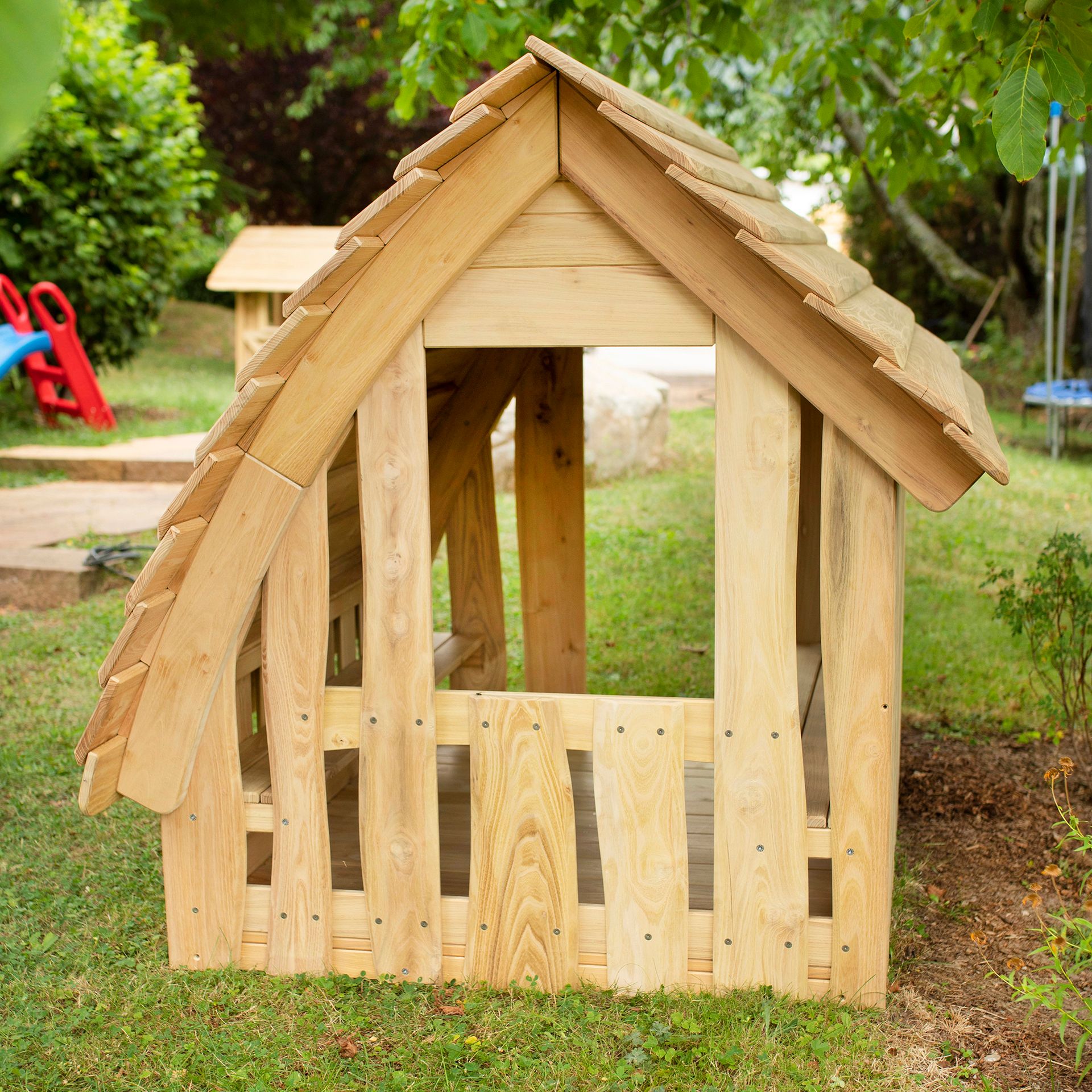 Spielhaus Waldhütte für den Garten, Holz