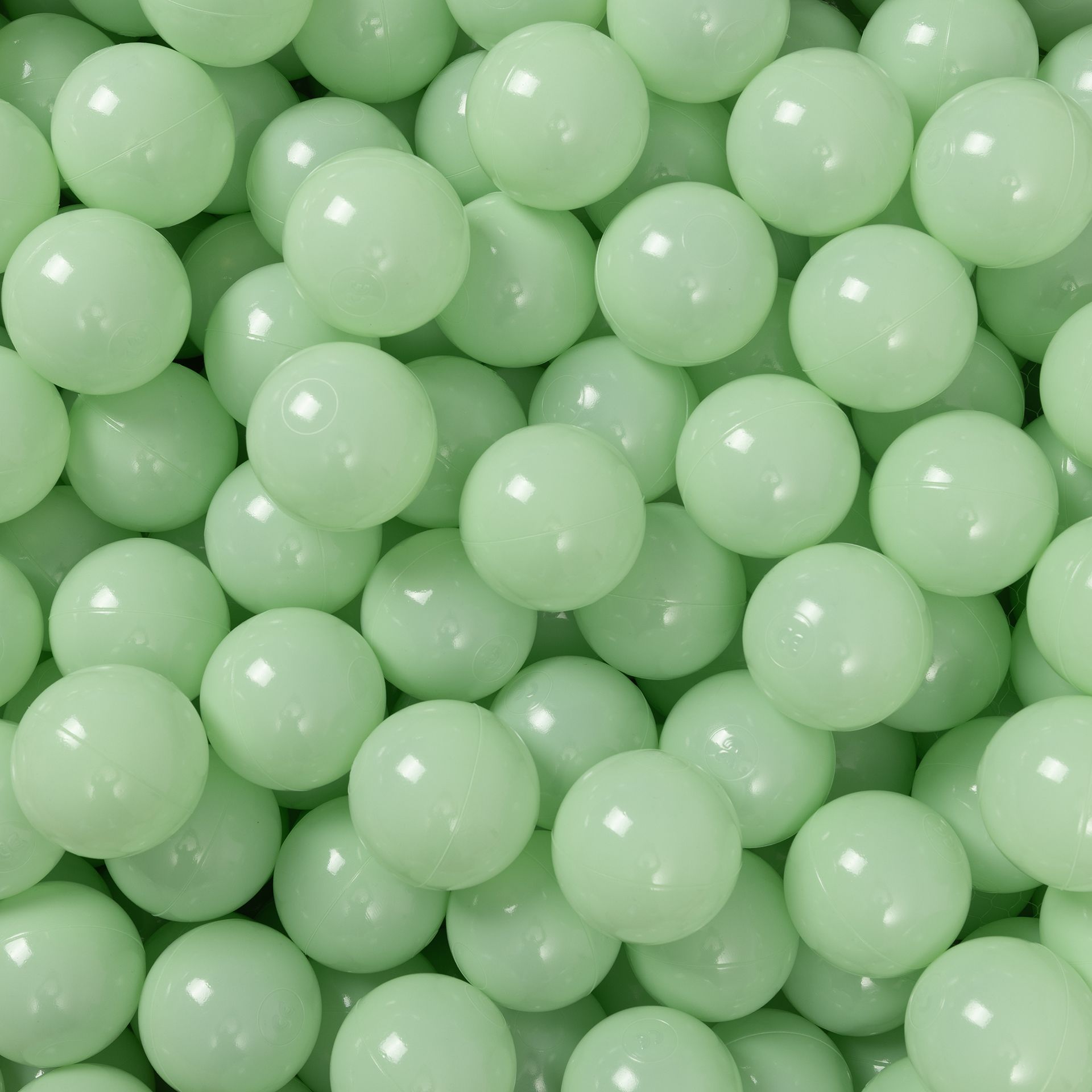 Creamy Bällebad Bälle, 7 cm, pastellfarben, 300er Set