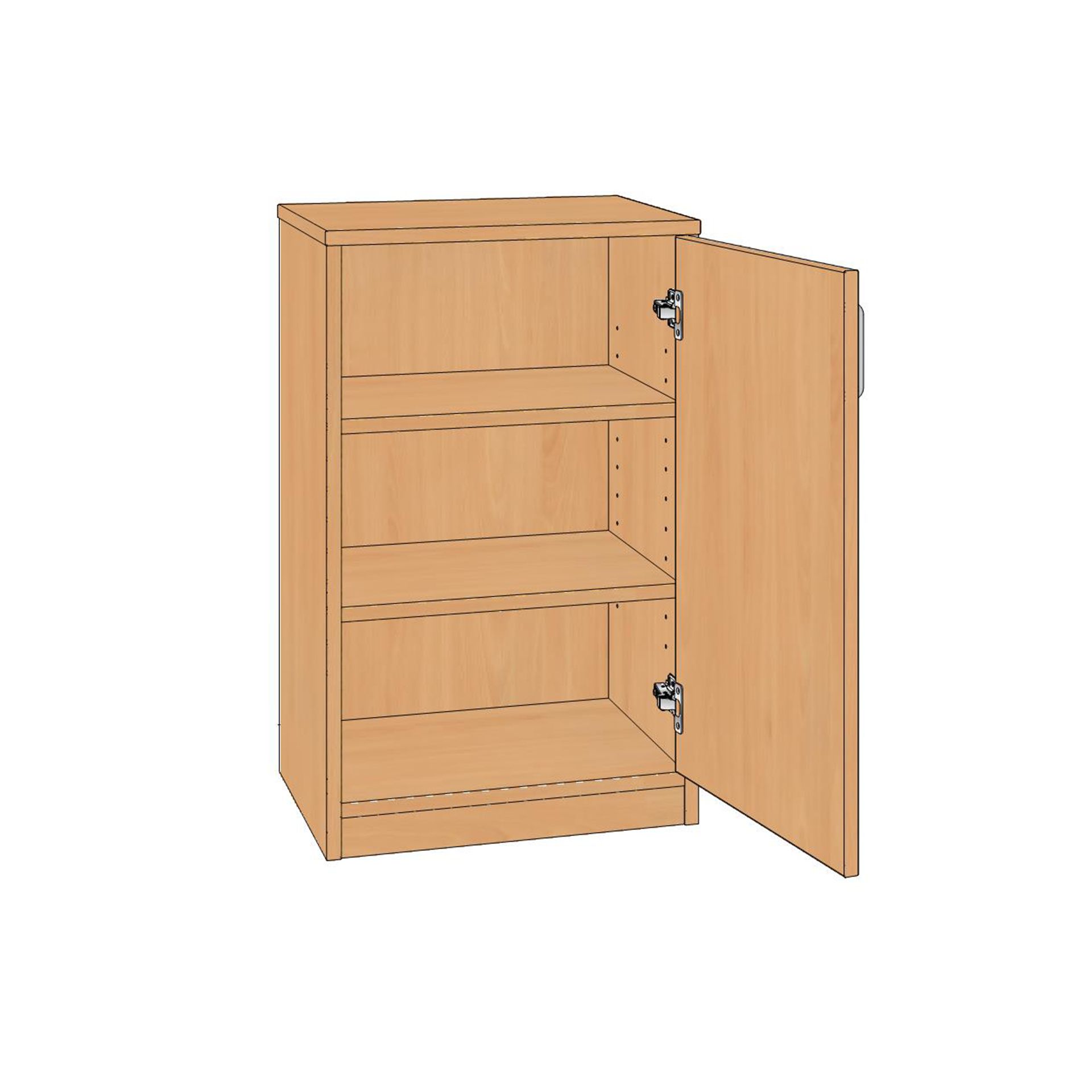 Regalschrank, 50x80x40cm, mit Türe