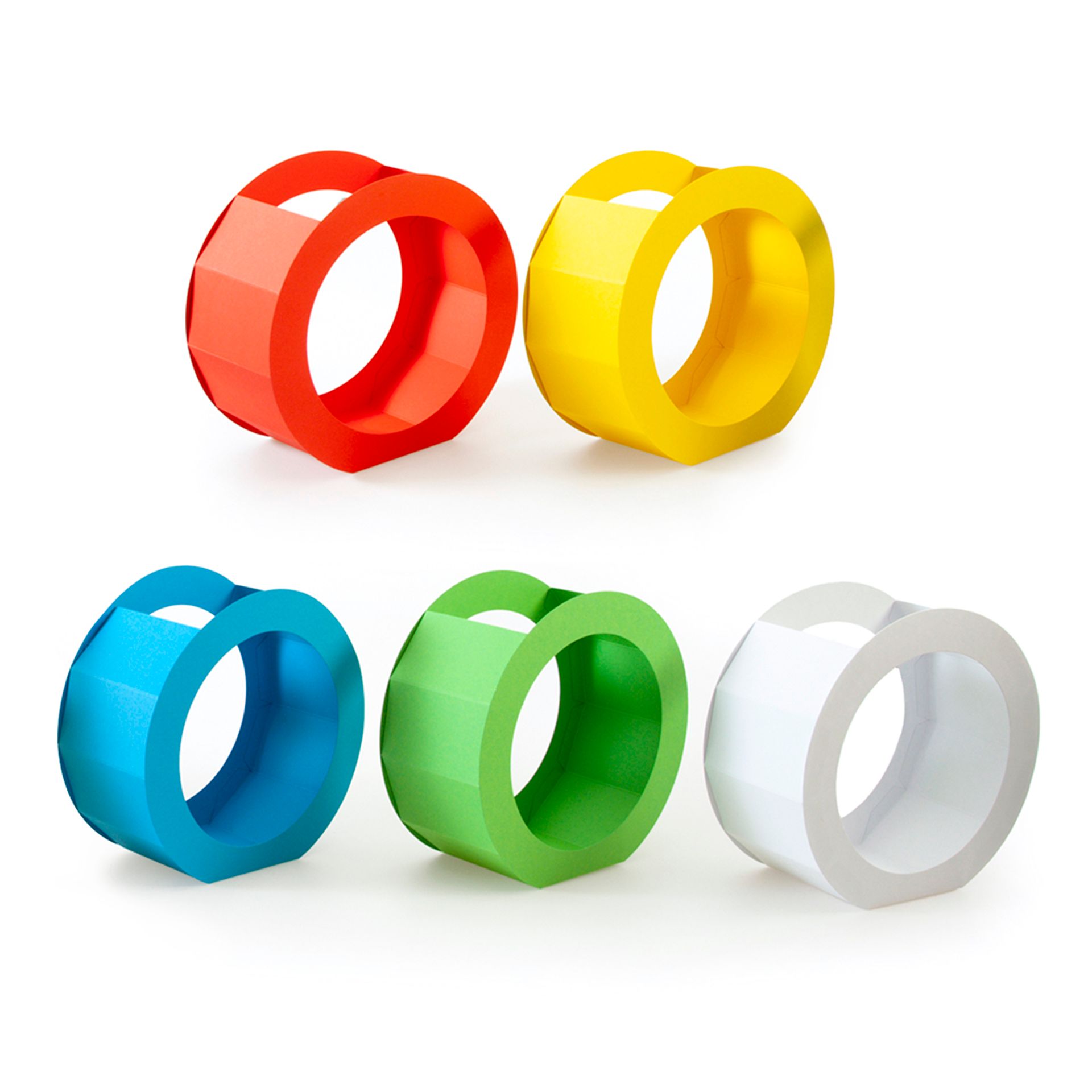 Laternenpackung Fotokarton, 5-Farben-Set