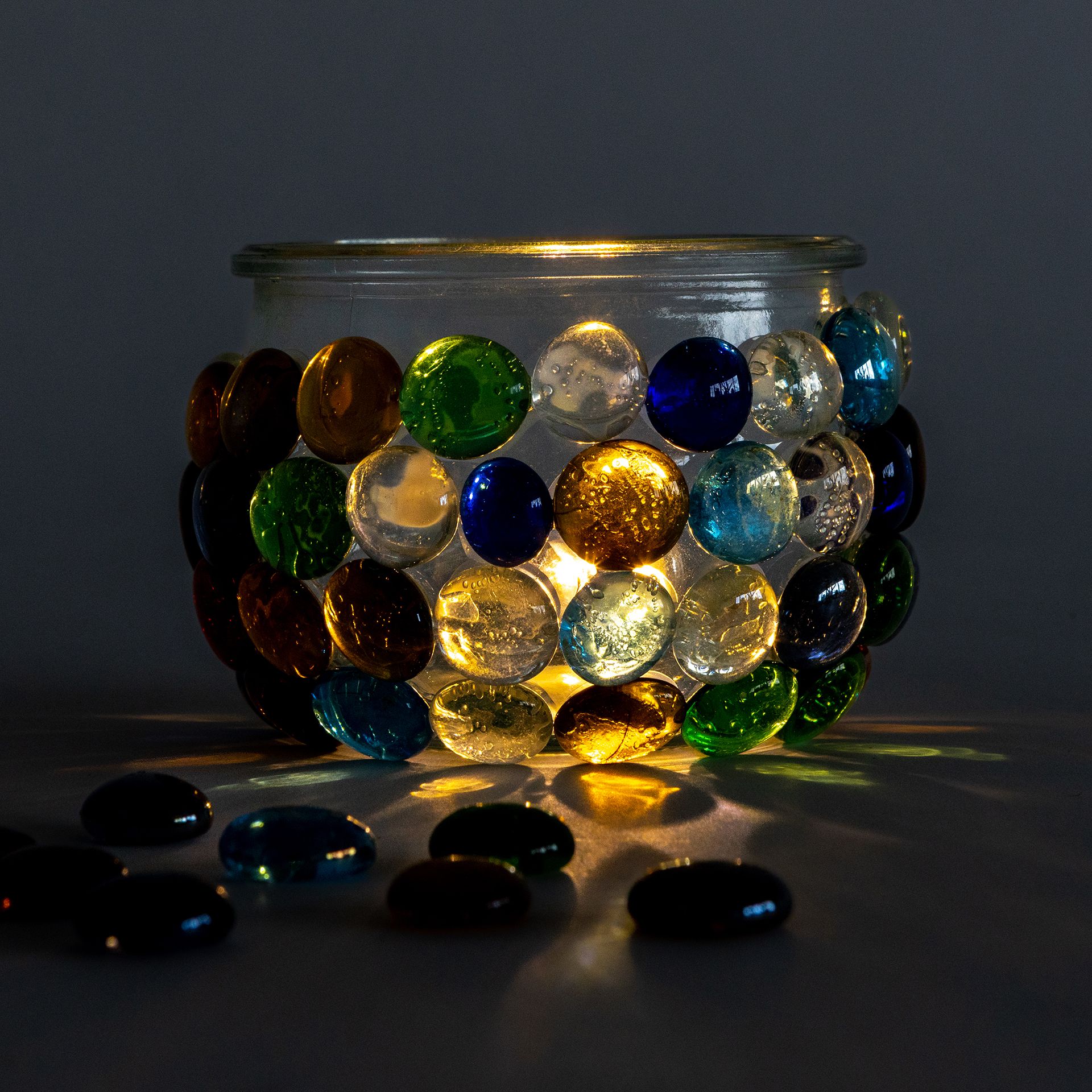 Glasnuggets, 9 Farben, 500g