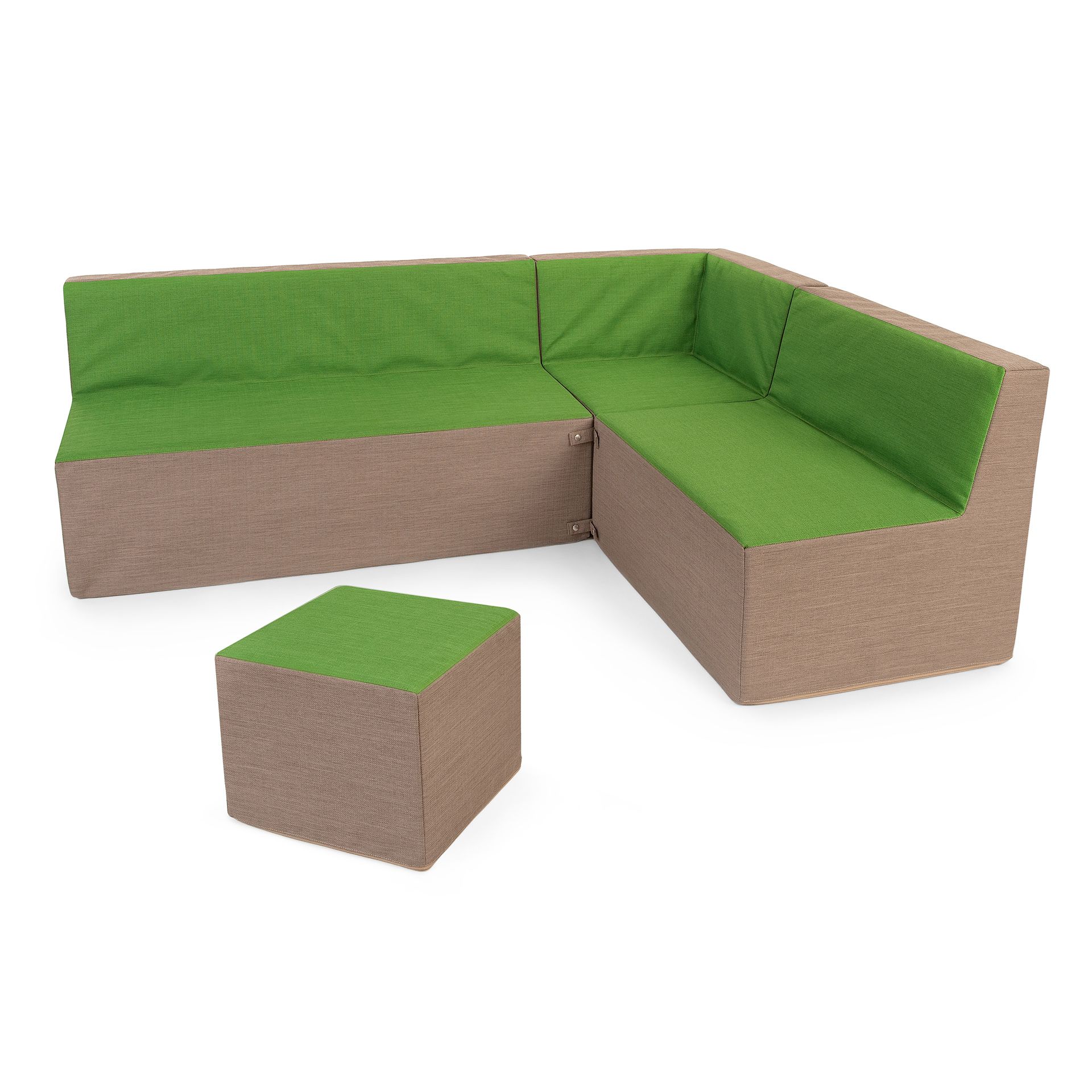 Hanni Komplettset Kiga, CV, grün/nougat