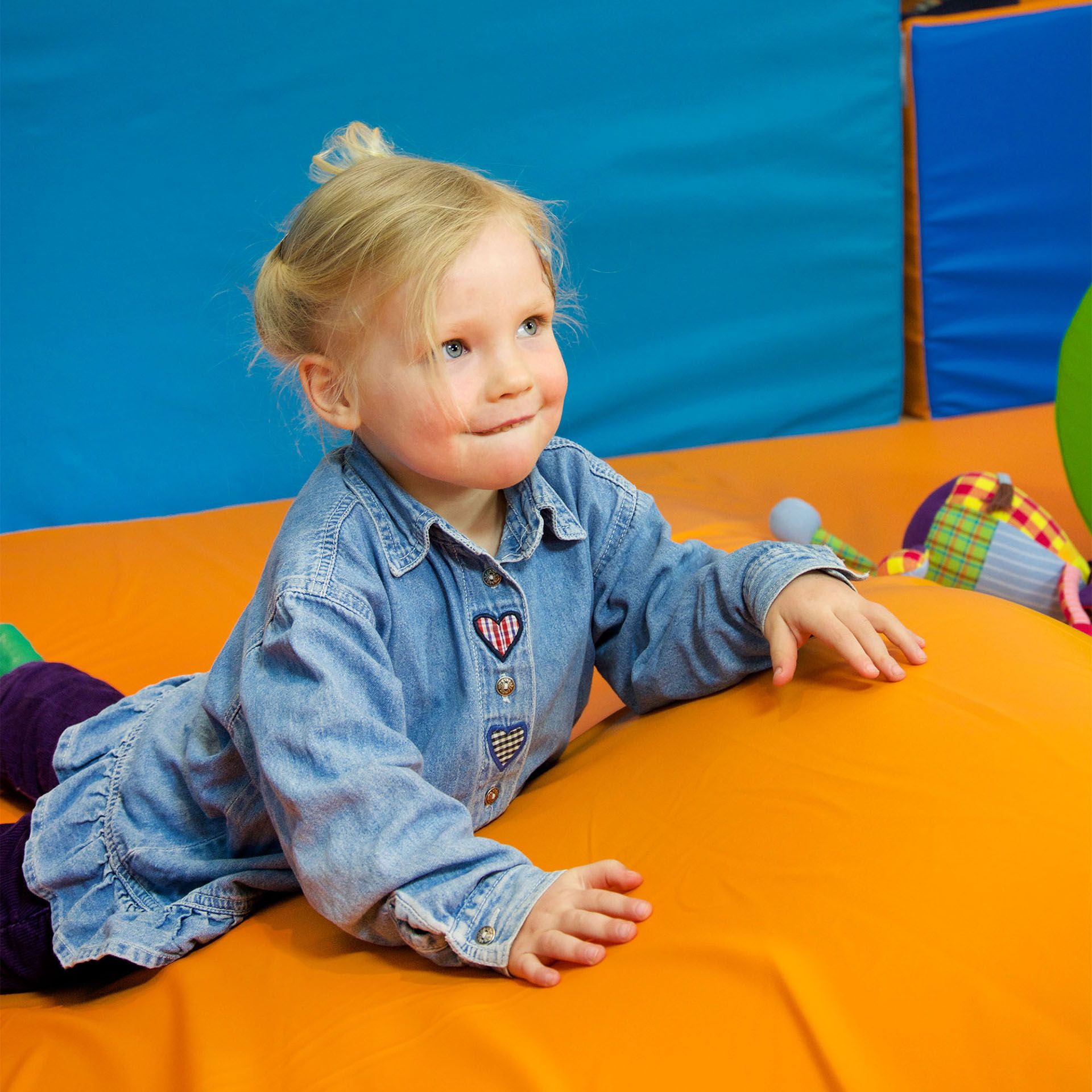 Erlebnismatte, orange, 200x200x3cm