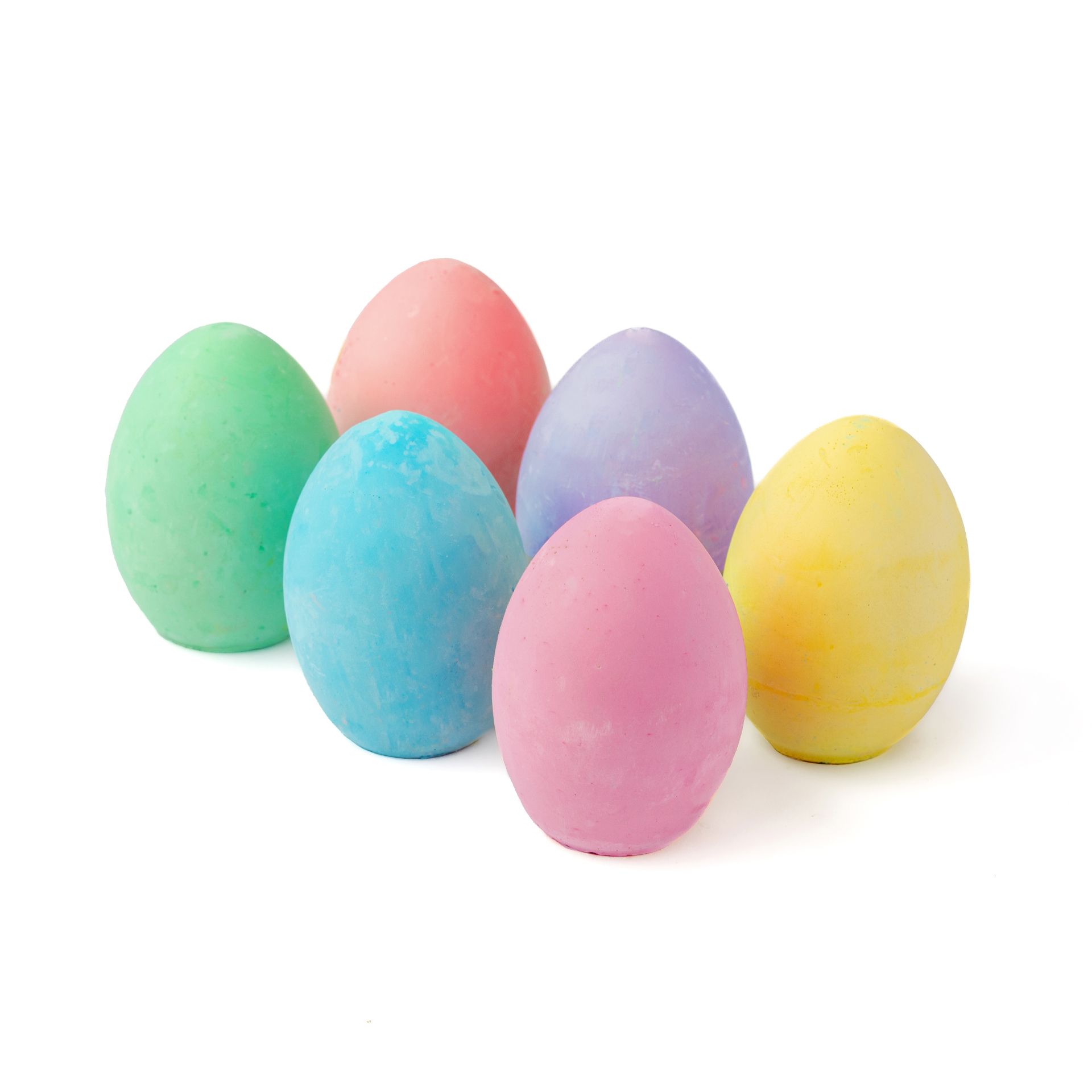Kreide Eier, 6er Set