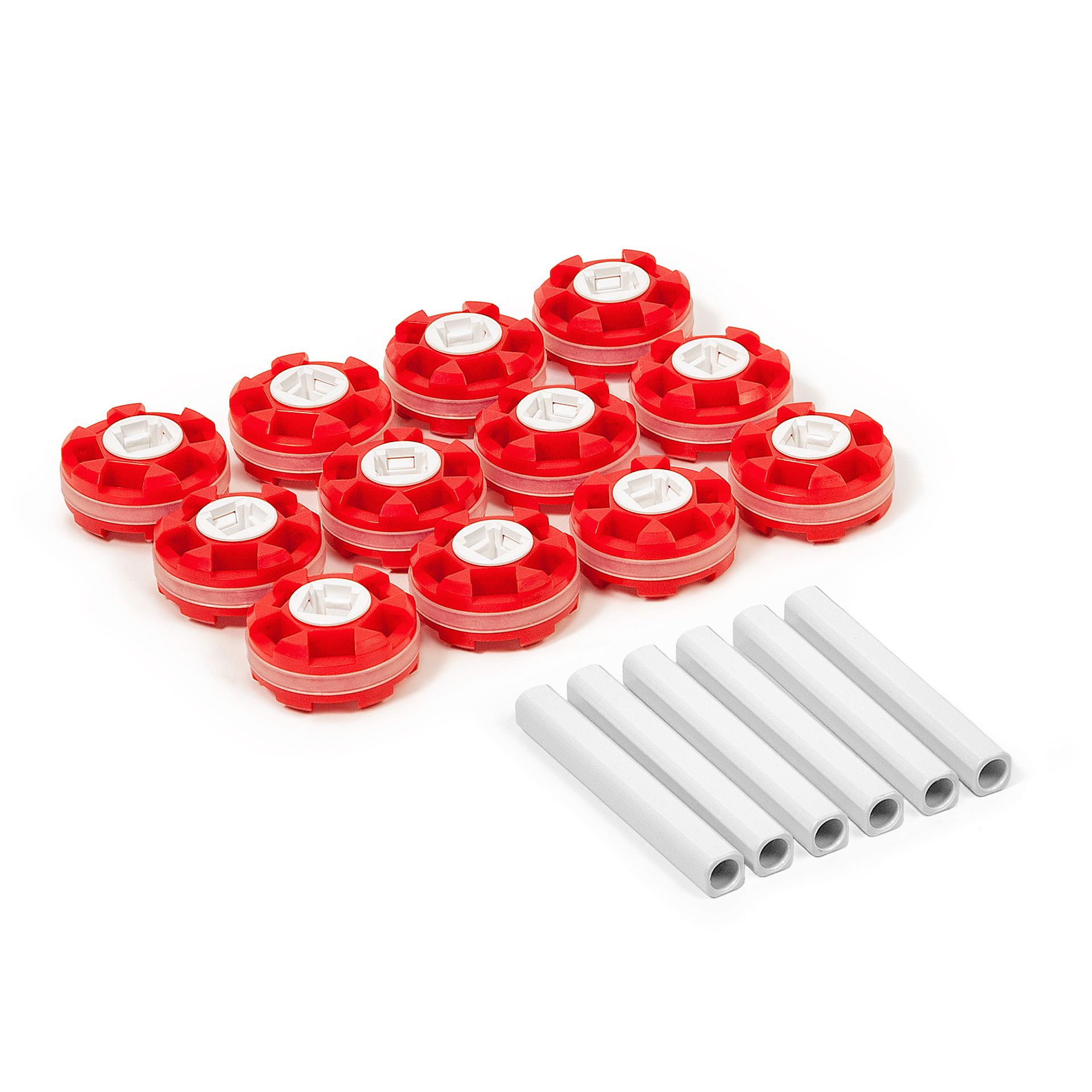 K-TEC 5+ Räder und Achsen, 18er Set