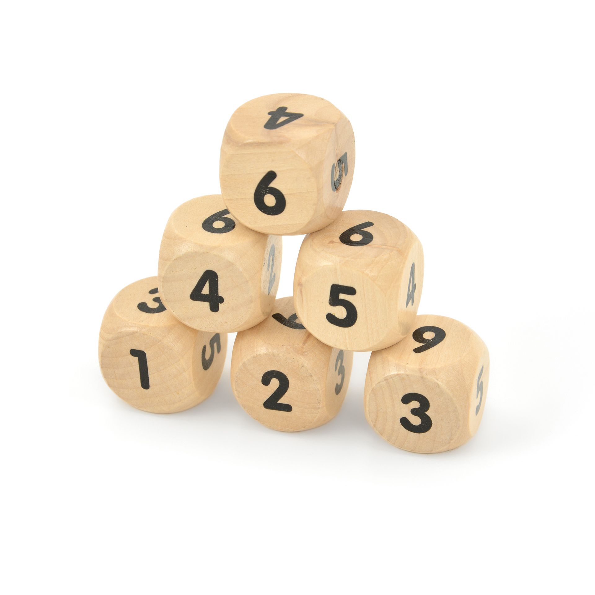 Zahlenwürfel 1-6 , 25mm, 6er Set