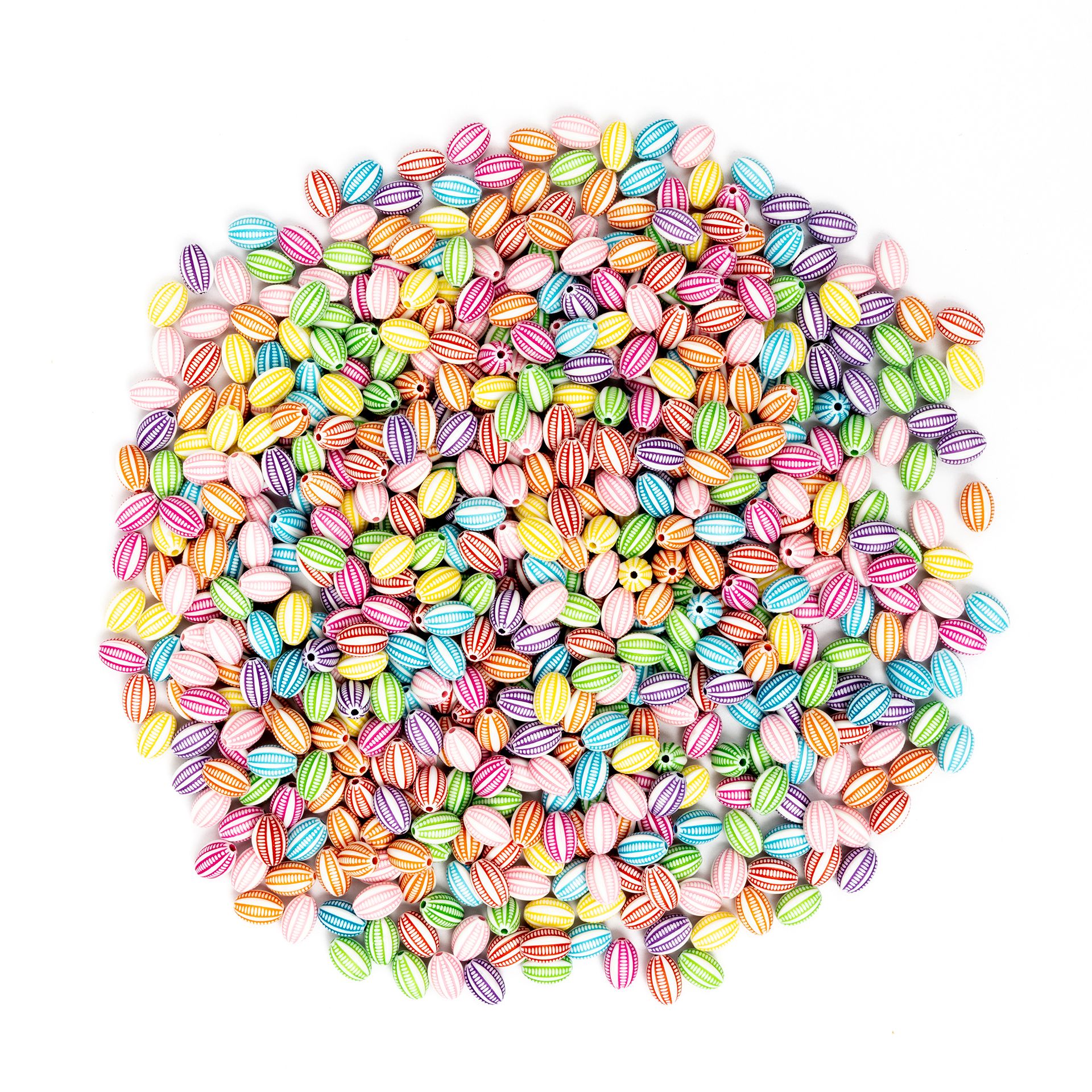 Perlen-Rillen, oval, 1300er Set