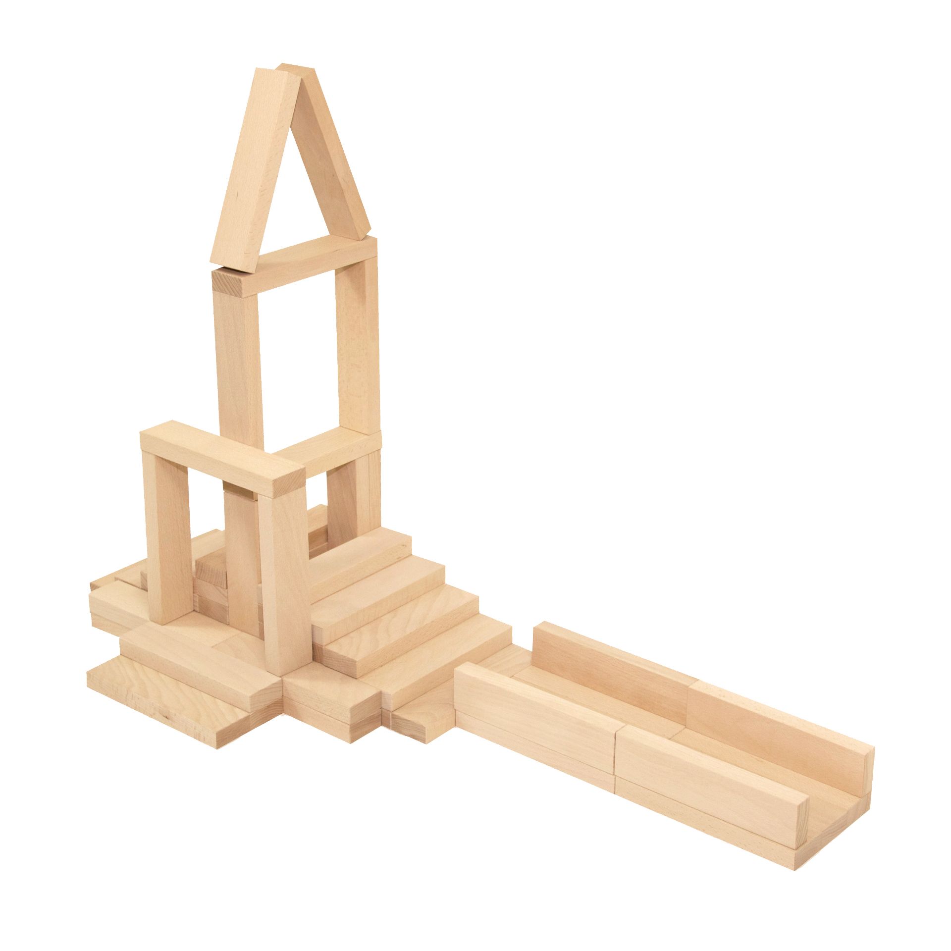 Holzbausteine groß, 60er Set