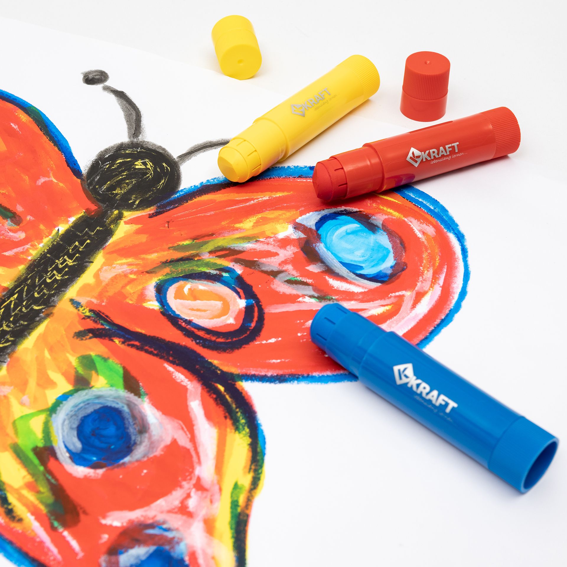 Softmaler, 12 Farben, 48 Stifte, mit Holzbox, inkl. Spachteln und Brush Pens