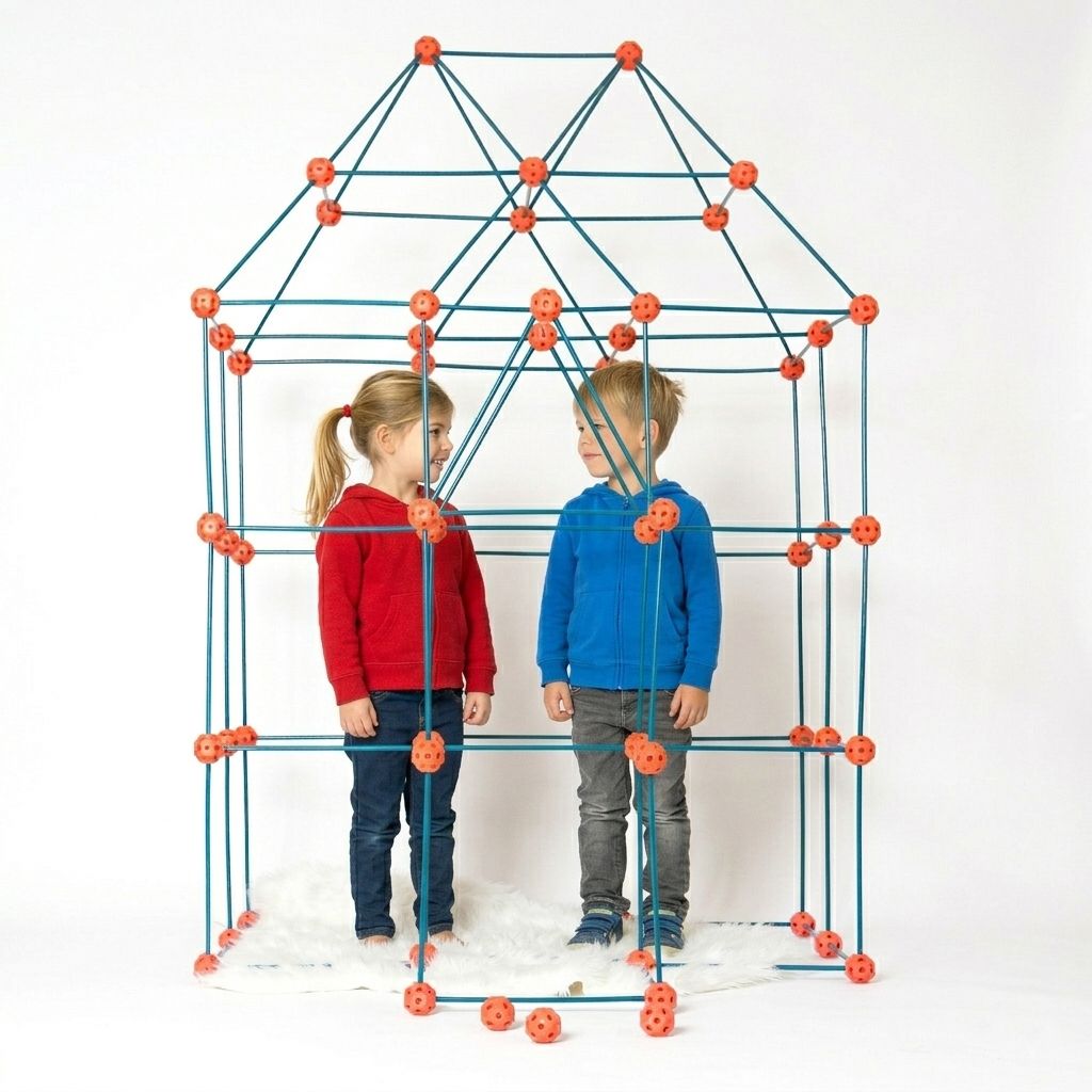 Bude Steckbaukasten XXL, 144 teiliges Set