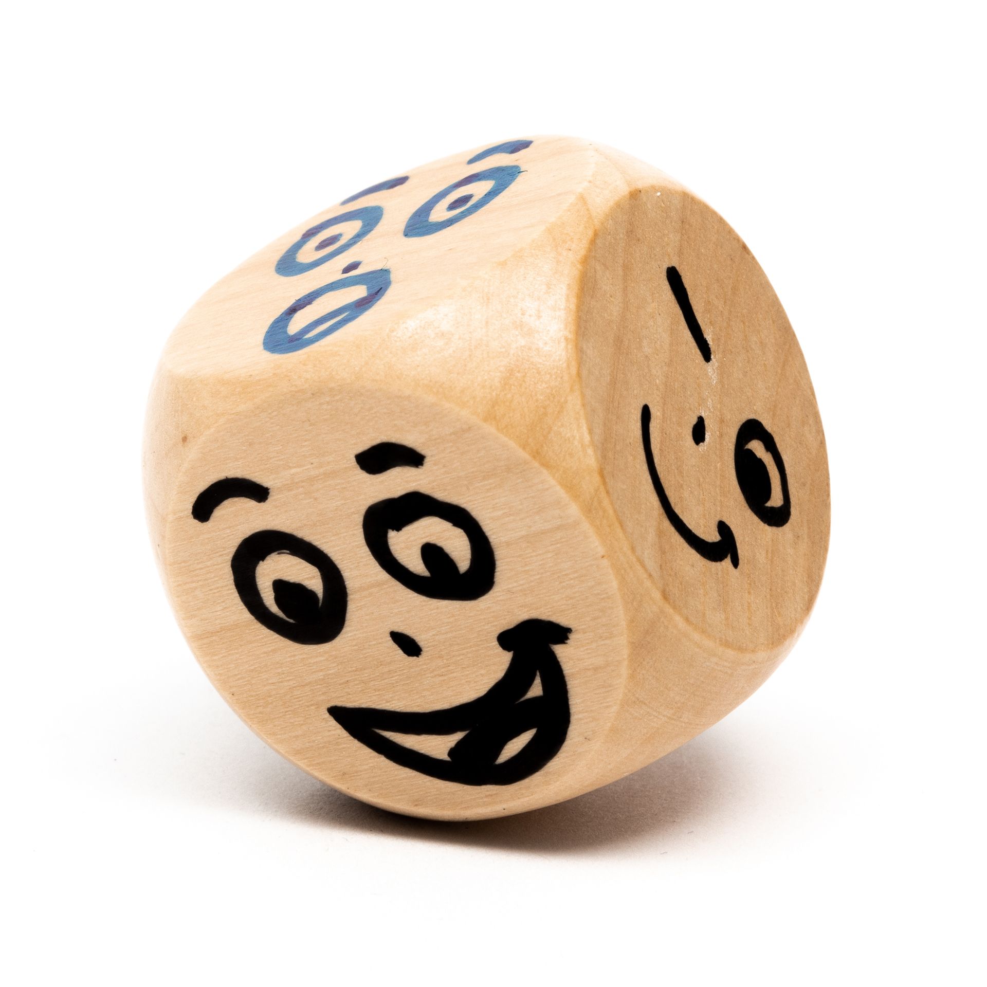 Würfel zum Anmalen, 40 mm, 6er Set