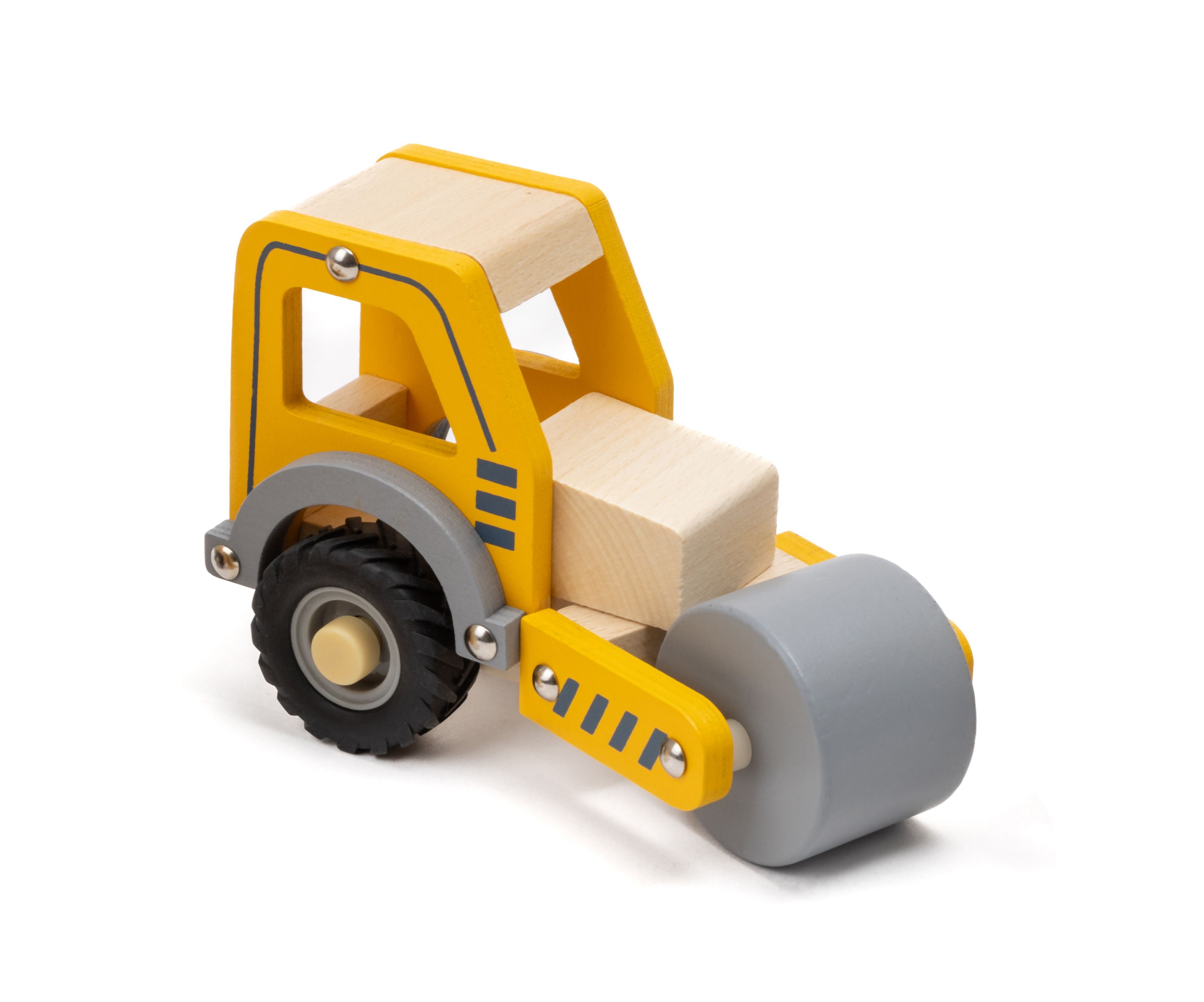 Baufahrzeuge aus Holz, Straßenwalze