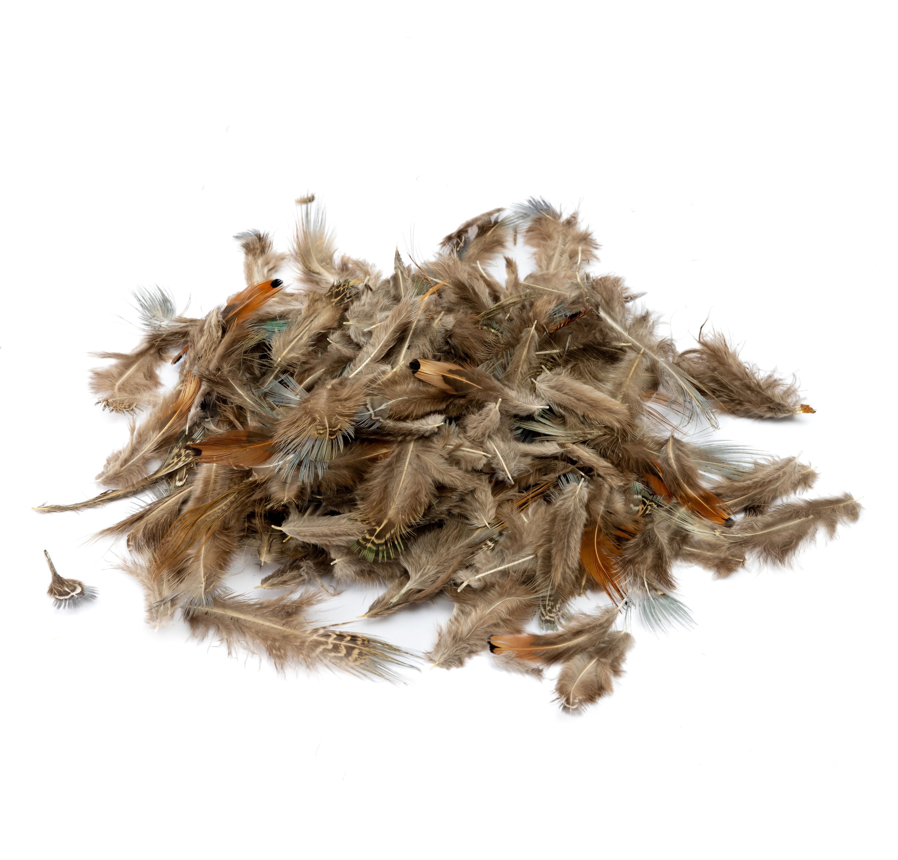 Naturfedern, 3 verschiedene Federtypen, 200er Set