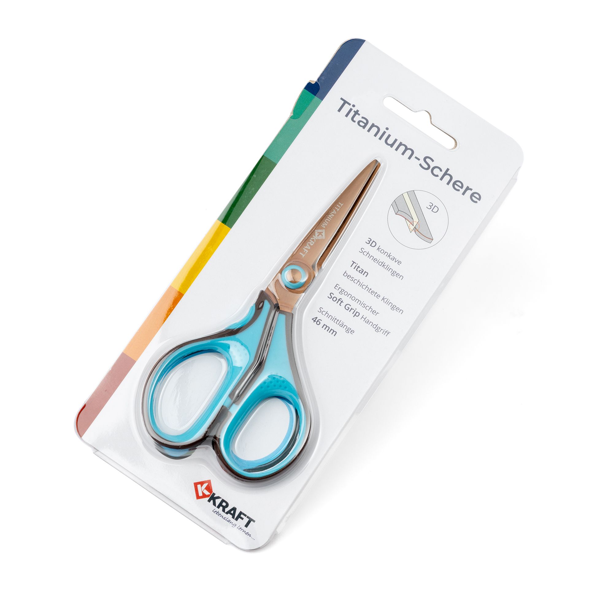 Titaniumschere 7", Erwachsene 6er