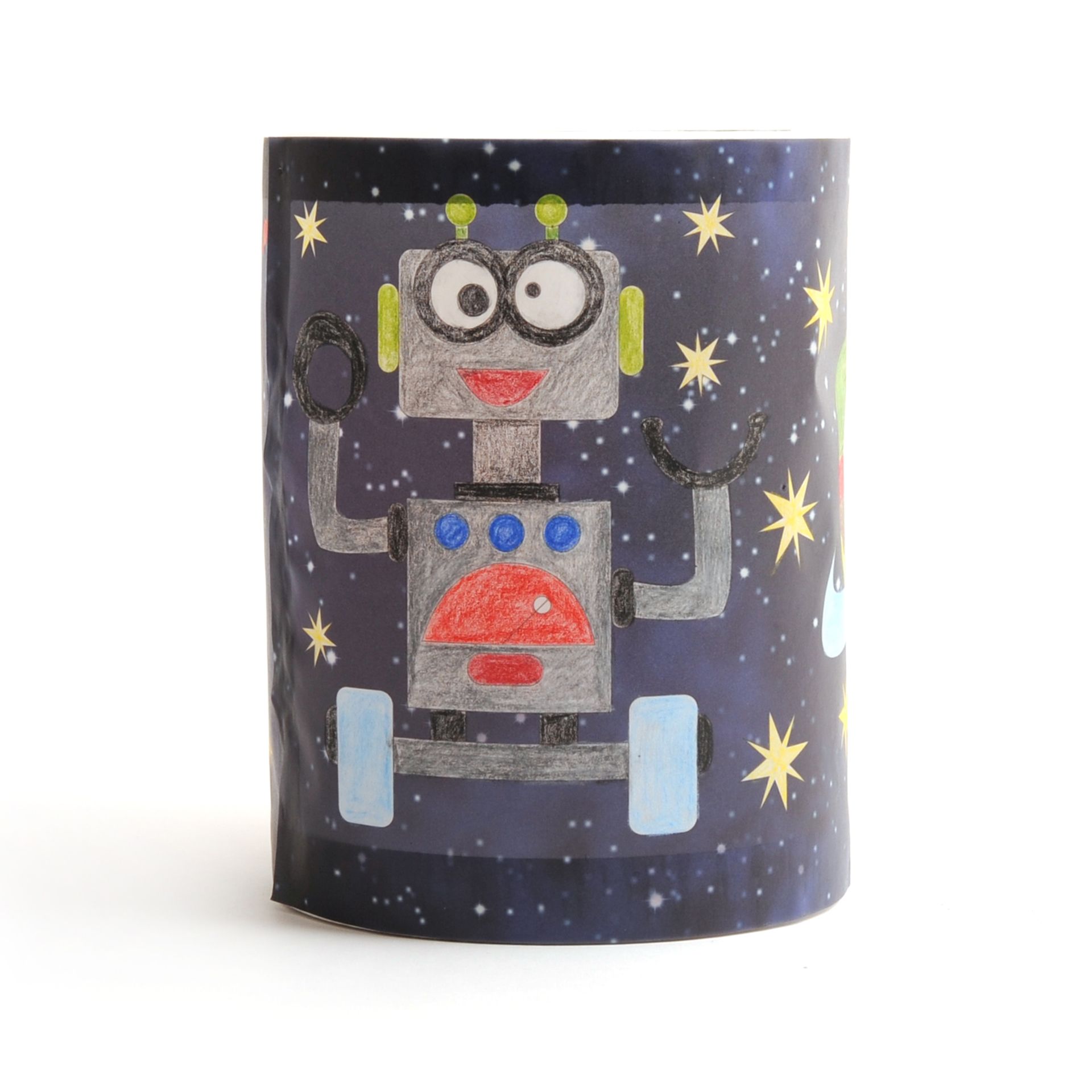 Laternenzuschnitt für D15,3cm, Galaxy, 25 Stück