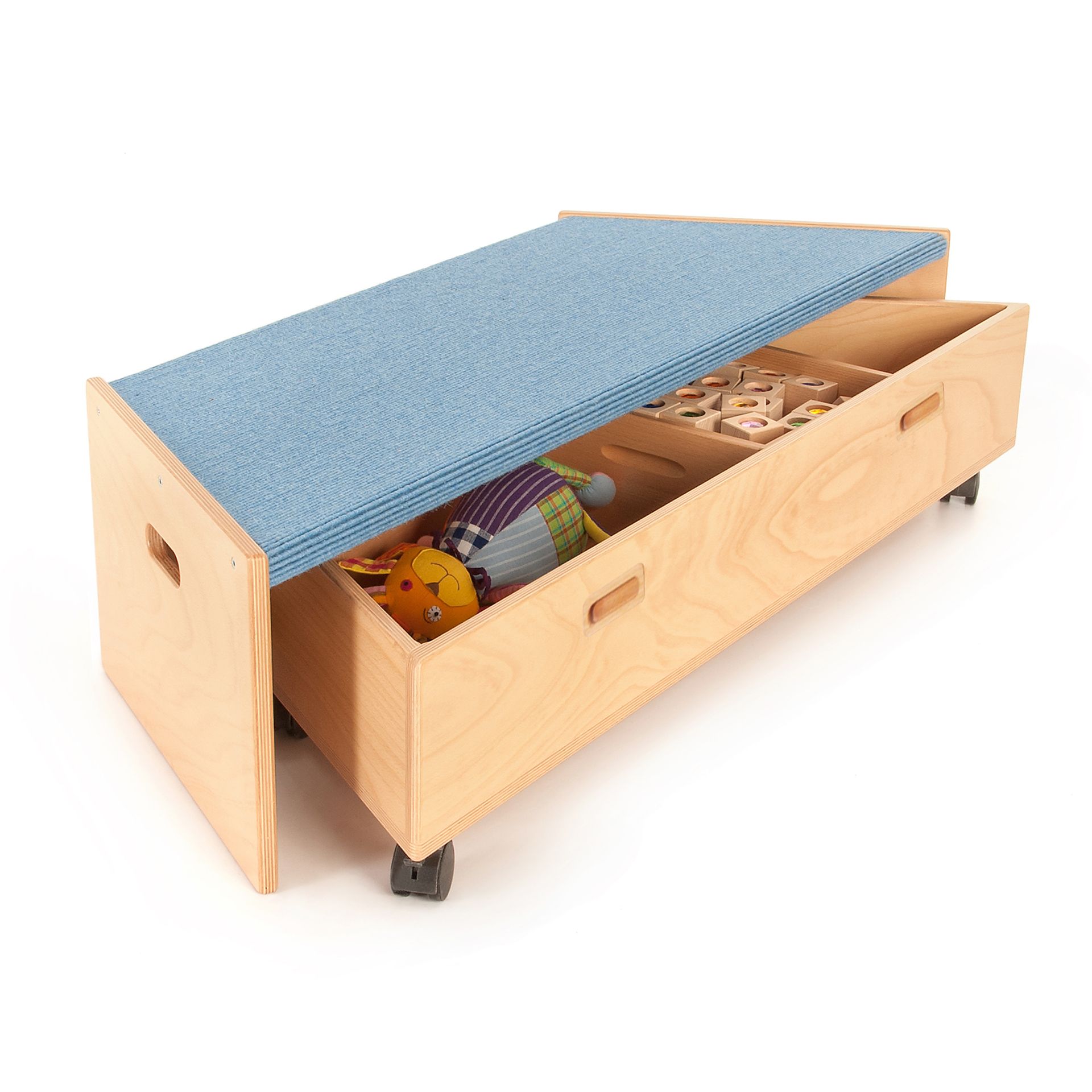 Rollkasten für Trapezpodest