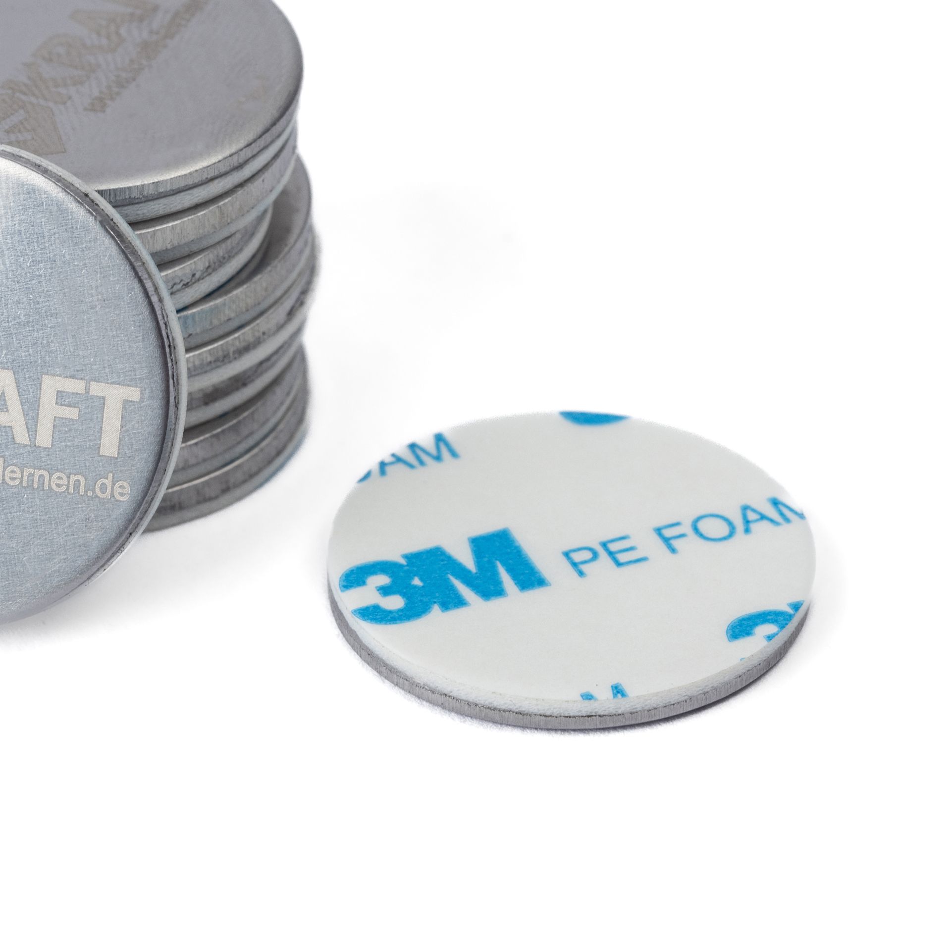 Hooks Metallplatte selbstklebend, 10er Set