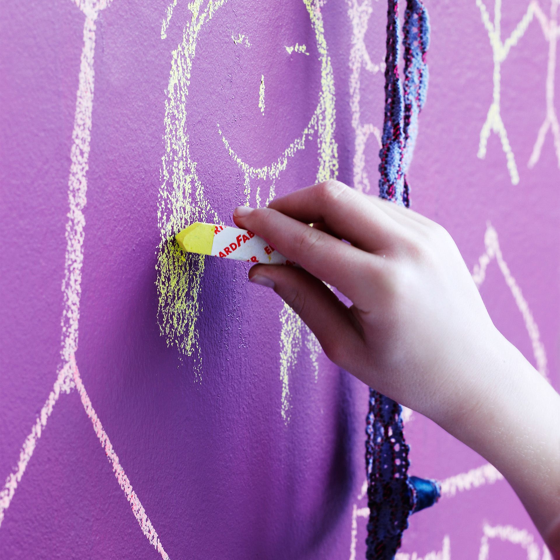 Tafelfarbe, je 250ml, 4-Farben-Set