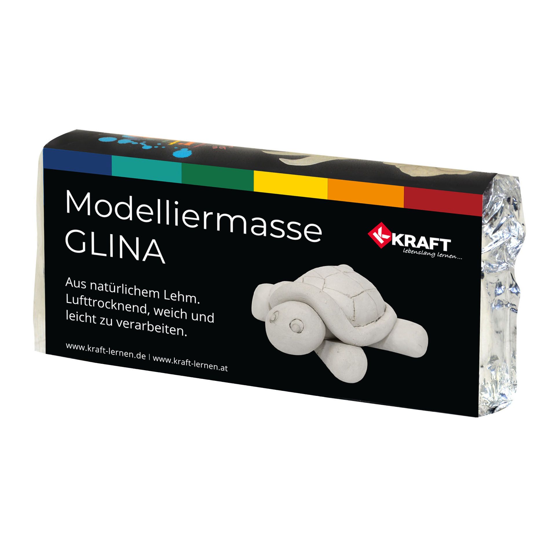 Modelliermasse Glina, Lehm, 500g
