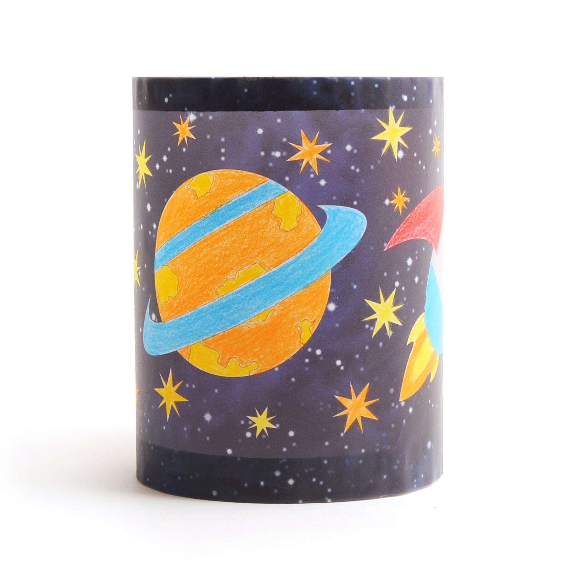 Laternenzuschnitt für D15,3cm, Galaxy, 25 Stück