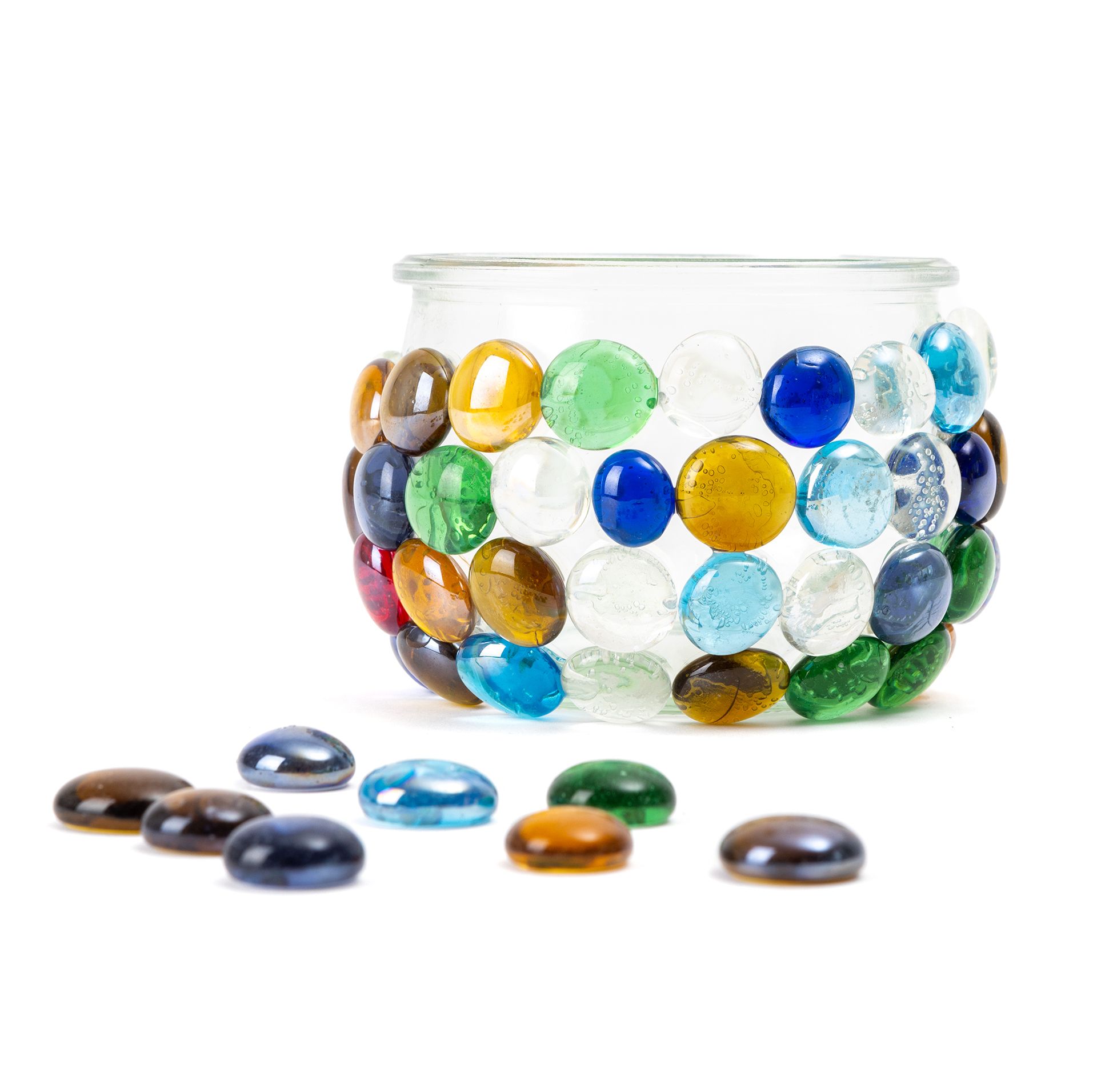 Glasnuggets, 9 Farben, 500g