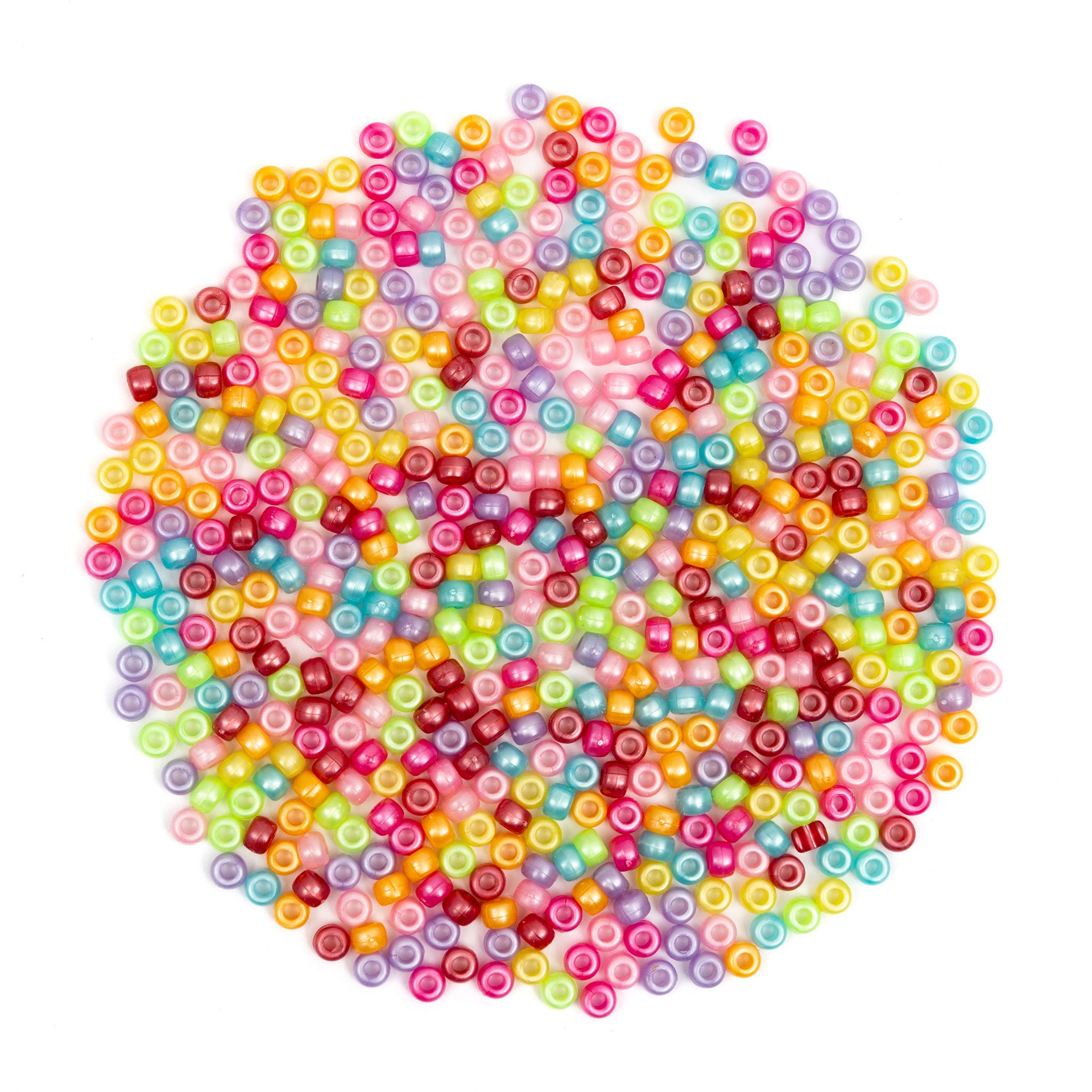 Perlen-Kongo, Perlmuttfarben, 550er Set