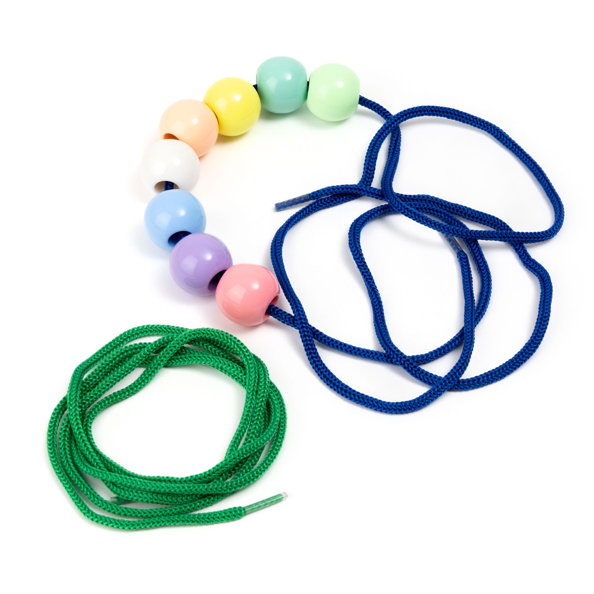 Fädelperlen, Pastellfarben, 50er Set