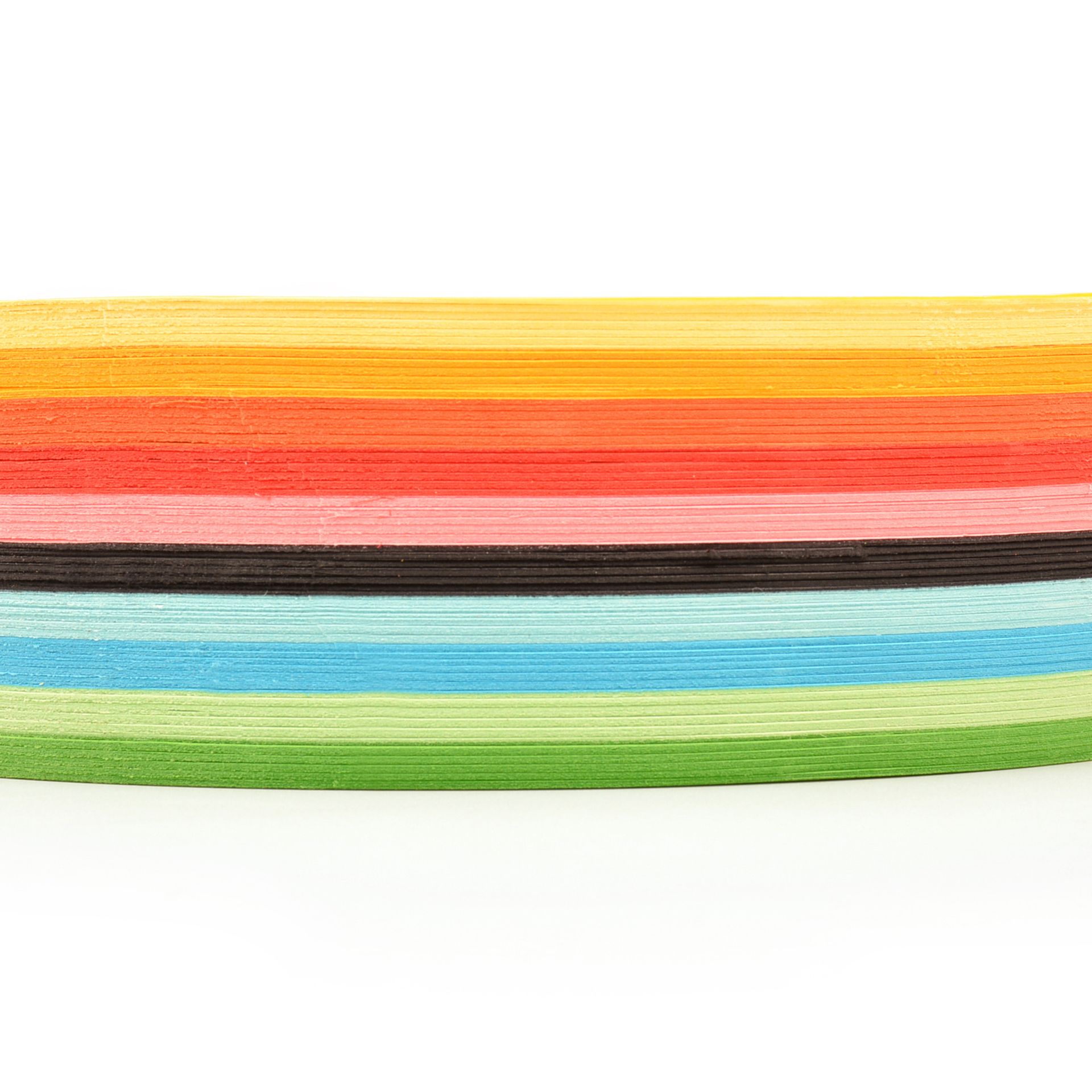 Faltblätter rund 18 cm, 500 Blatt, 10 Farben
