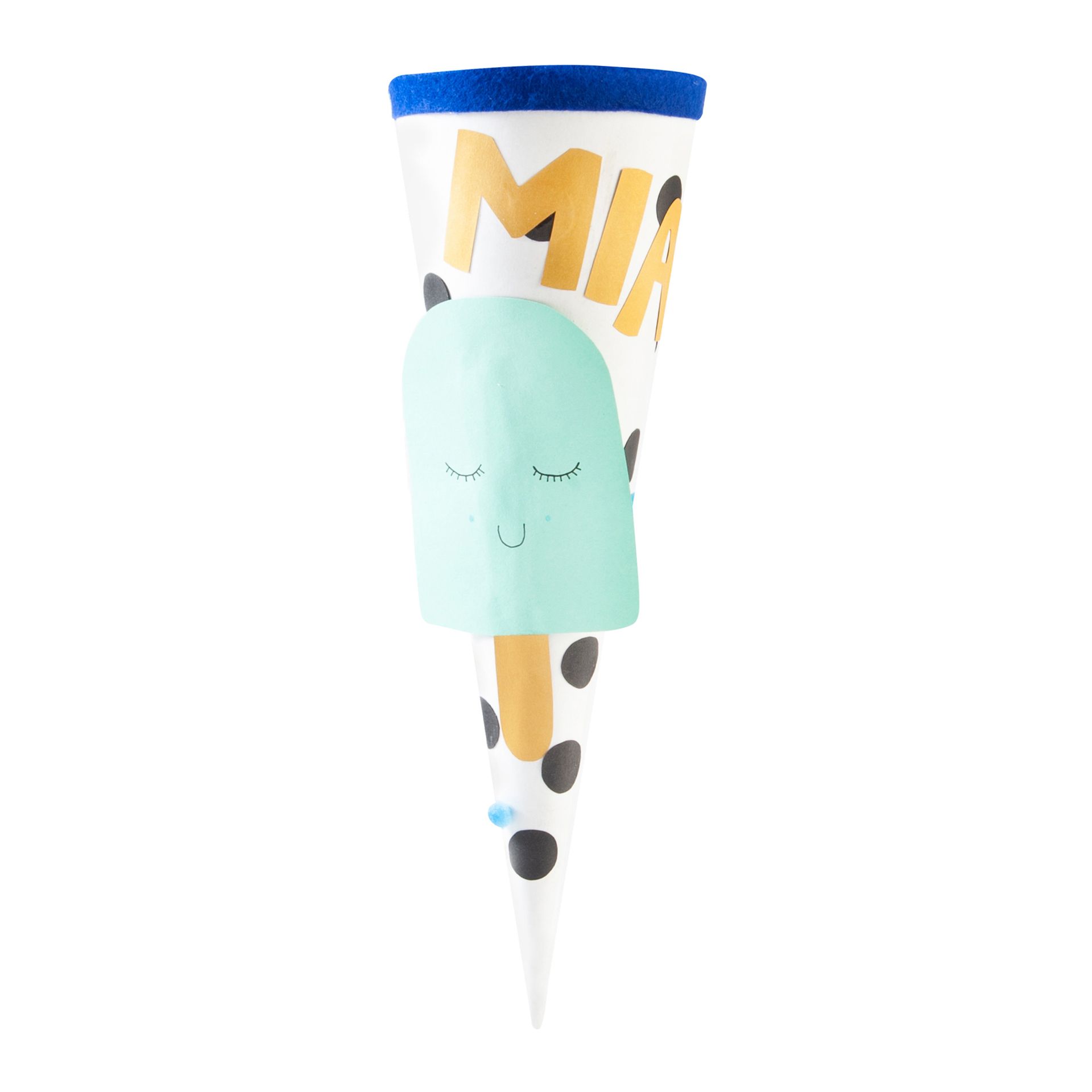 Schultüten 35cm, ohne Verschluss, 10er Set, 5 Farben