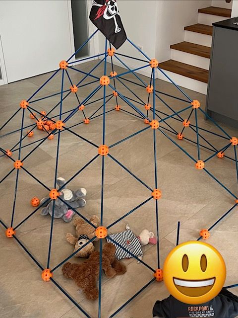 Bude bauen für große und kleine Kids