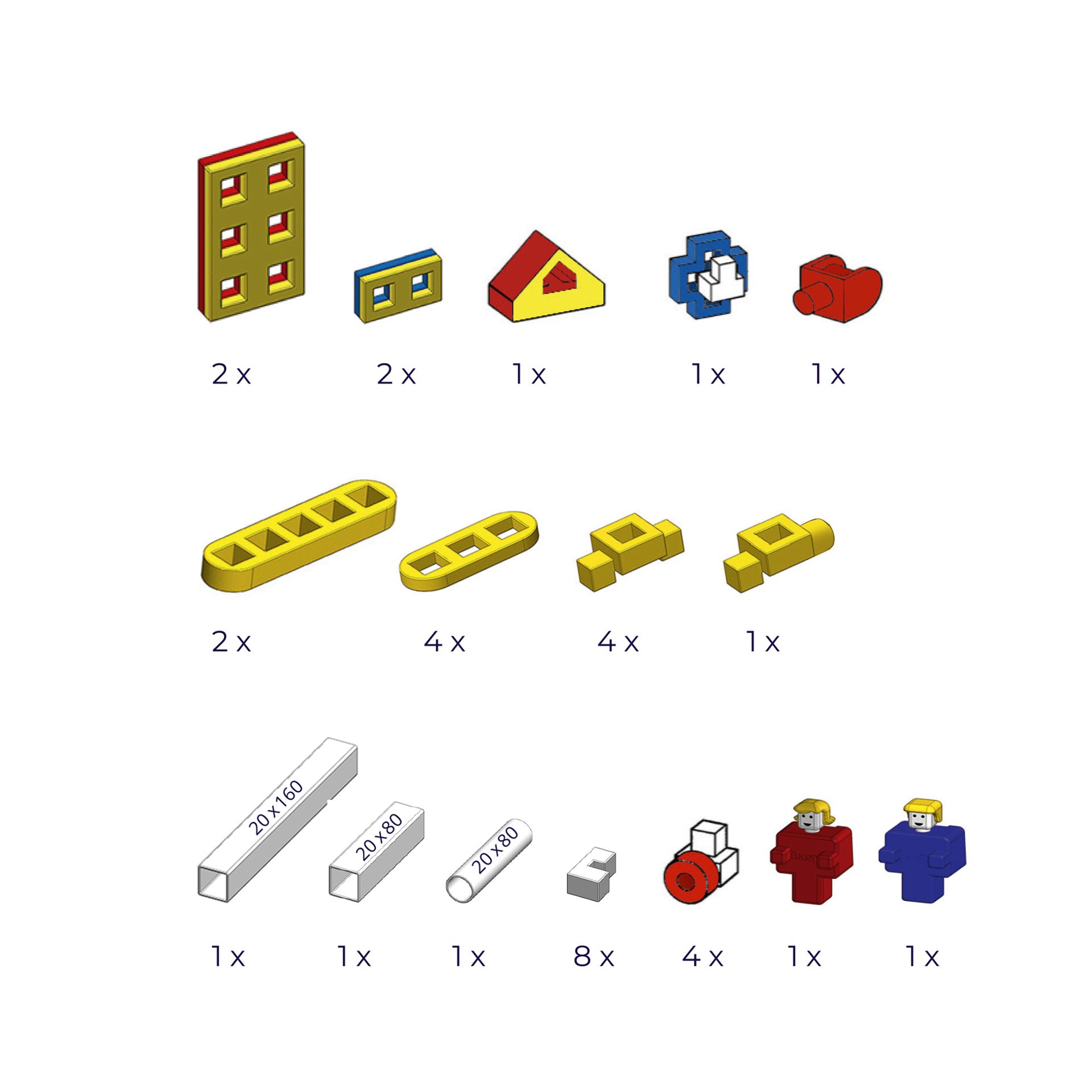 K-TEC 2+ Erste Spielkonstruktionen, inkl. Bauideen