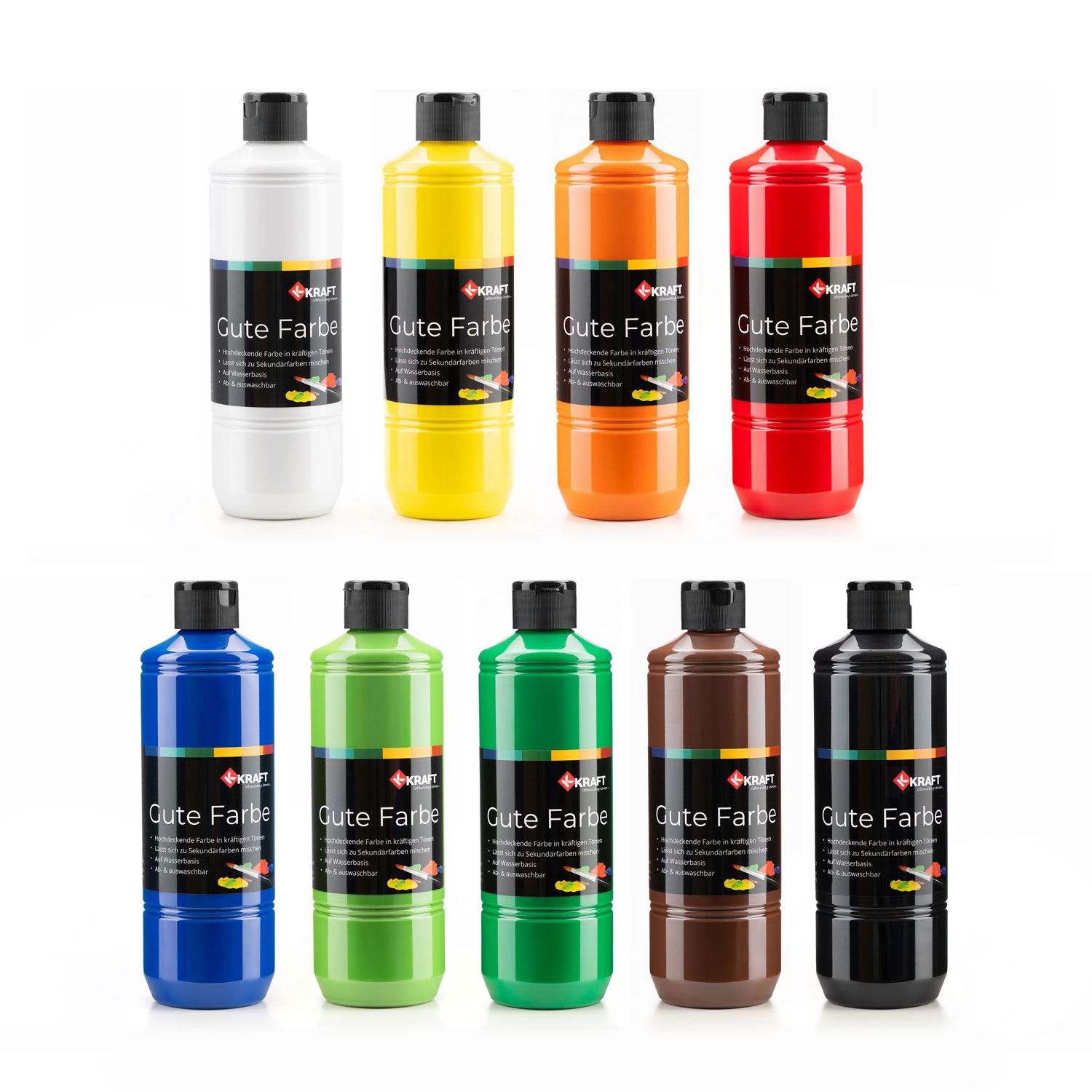 Dobra boja, set od 9 boja, po 500 ml