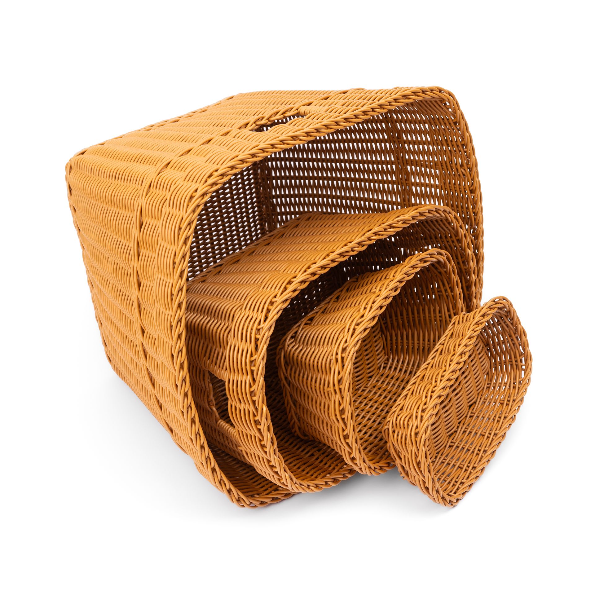 Flechtkorb Flexi, 35L, quadratisch