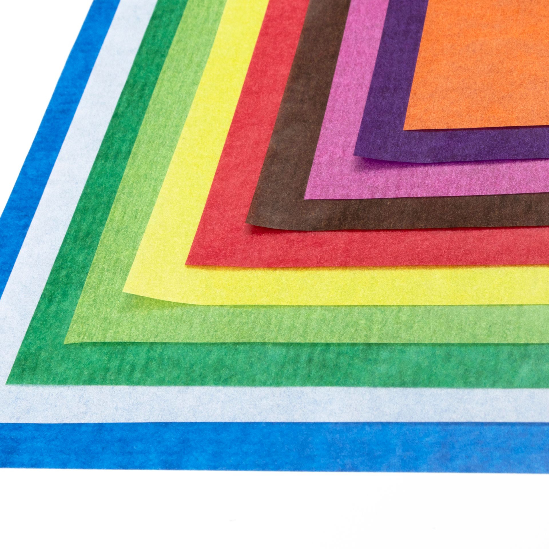 Transparentpapier 42g/m², 50 Bogen, 10 Farben