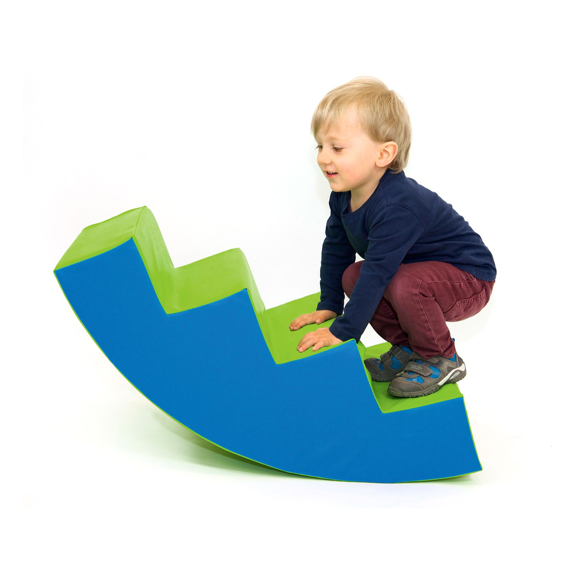 Schaukeltreppe grün/blau