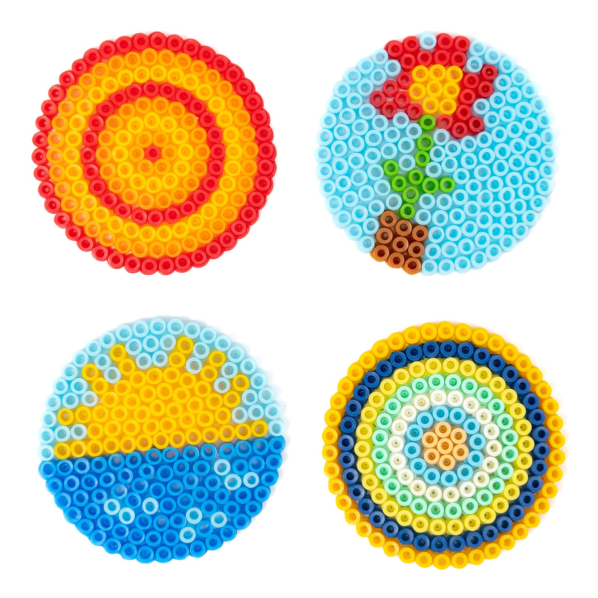 Bügelperlen-Eimer, 25.000 Perlen, inkl. 3 Platten