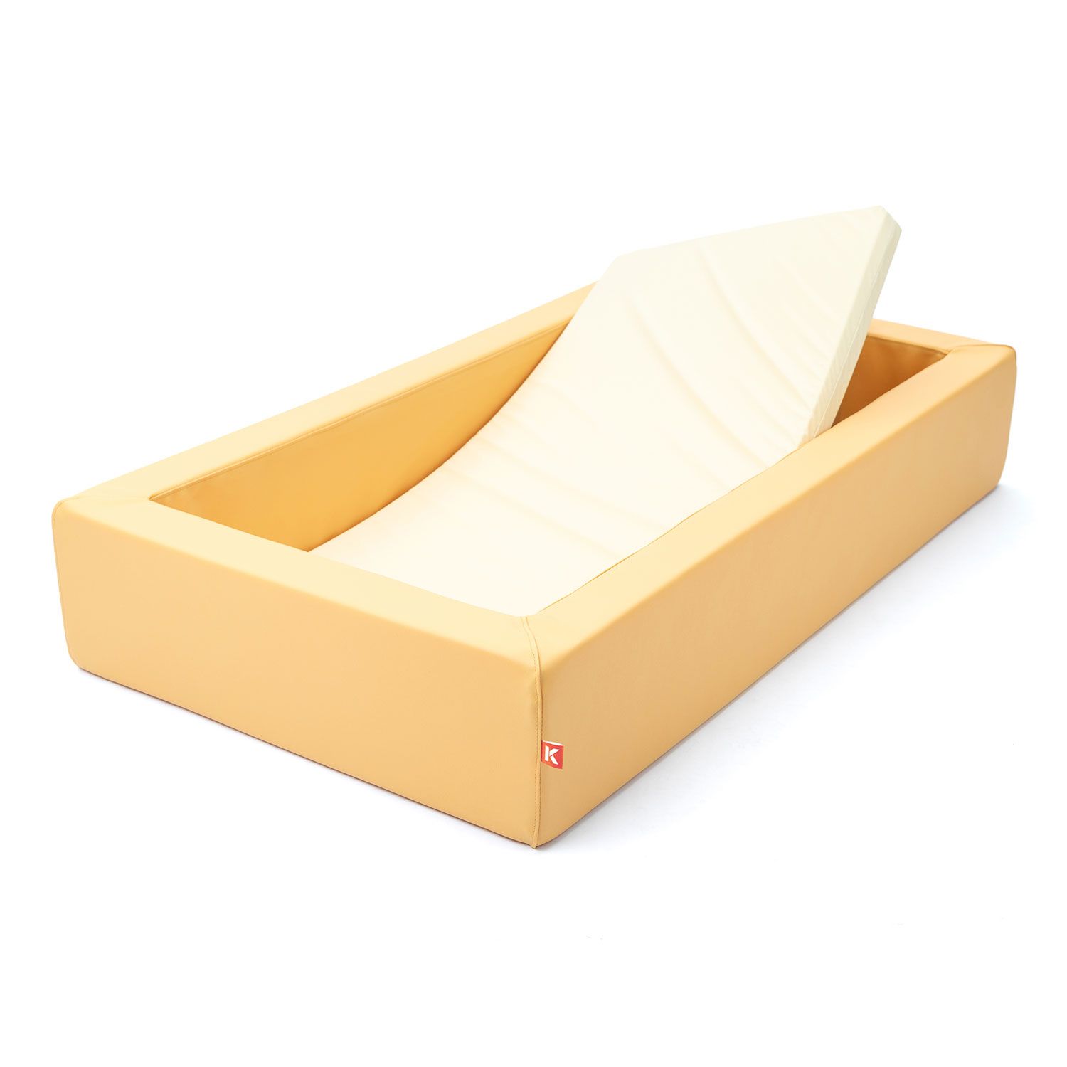 Schaumstoffbett, Orange, Pastell
