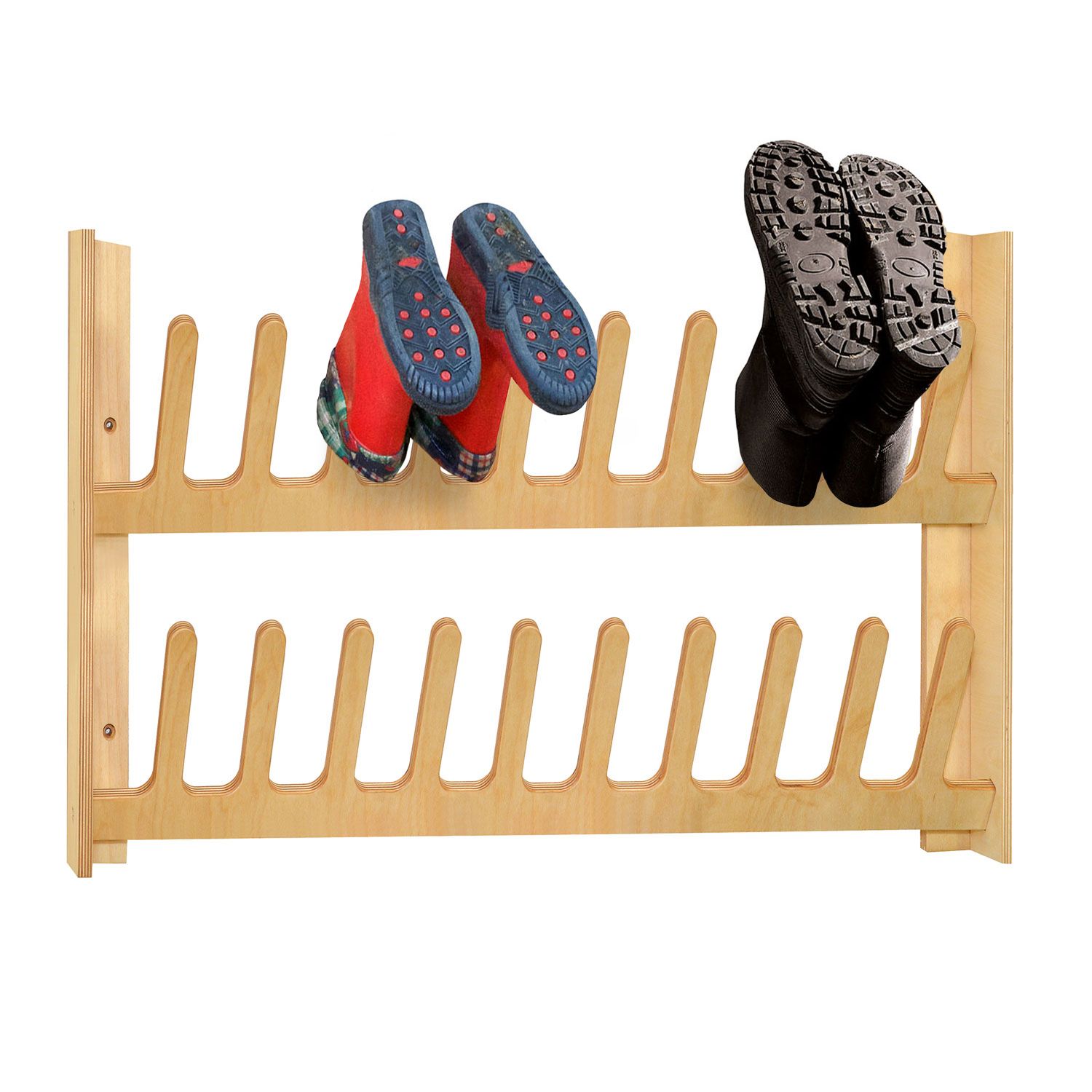 Stiefelhalter Wand, 10 Paar