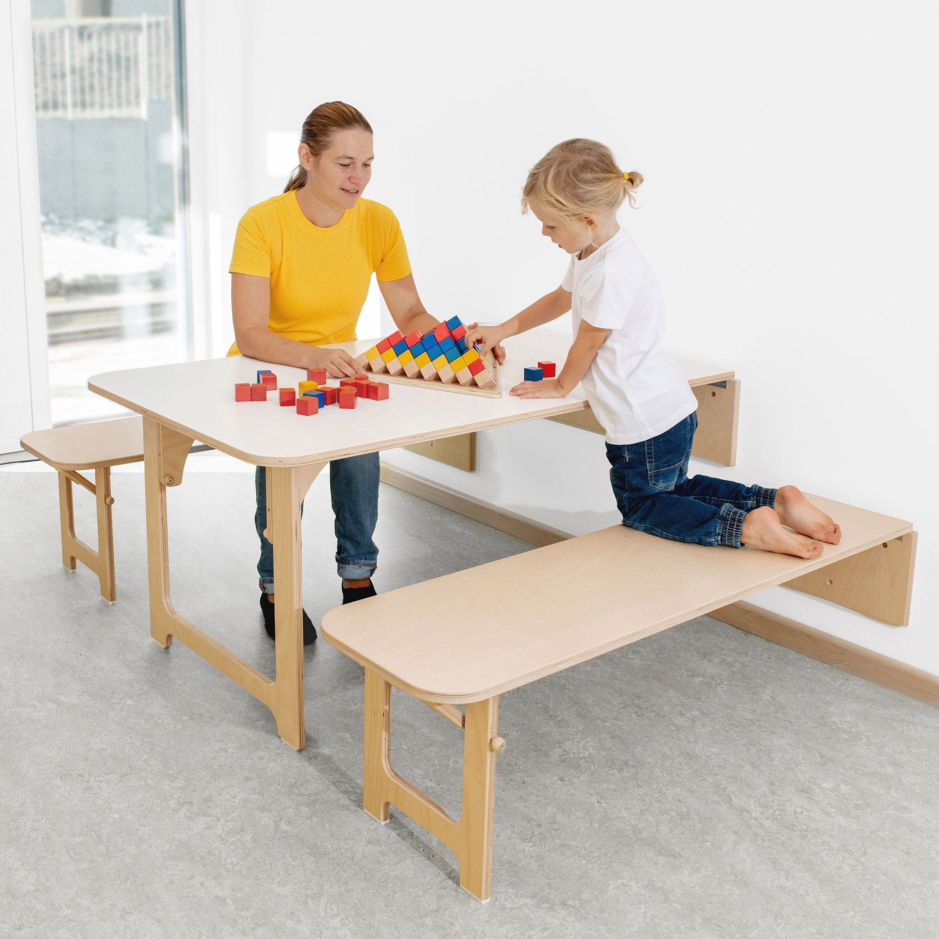 Wandklapptisch 80x120cm Tischhöhe 59cm